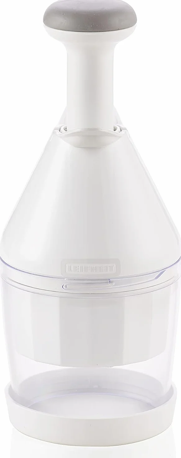 Leifheit Sminuzzatore Comfort&Clean Chopper per verdure Tritatutto manuale ultra affilato