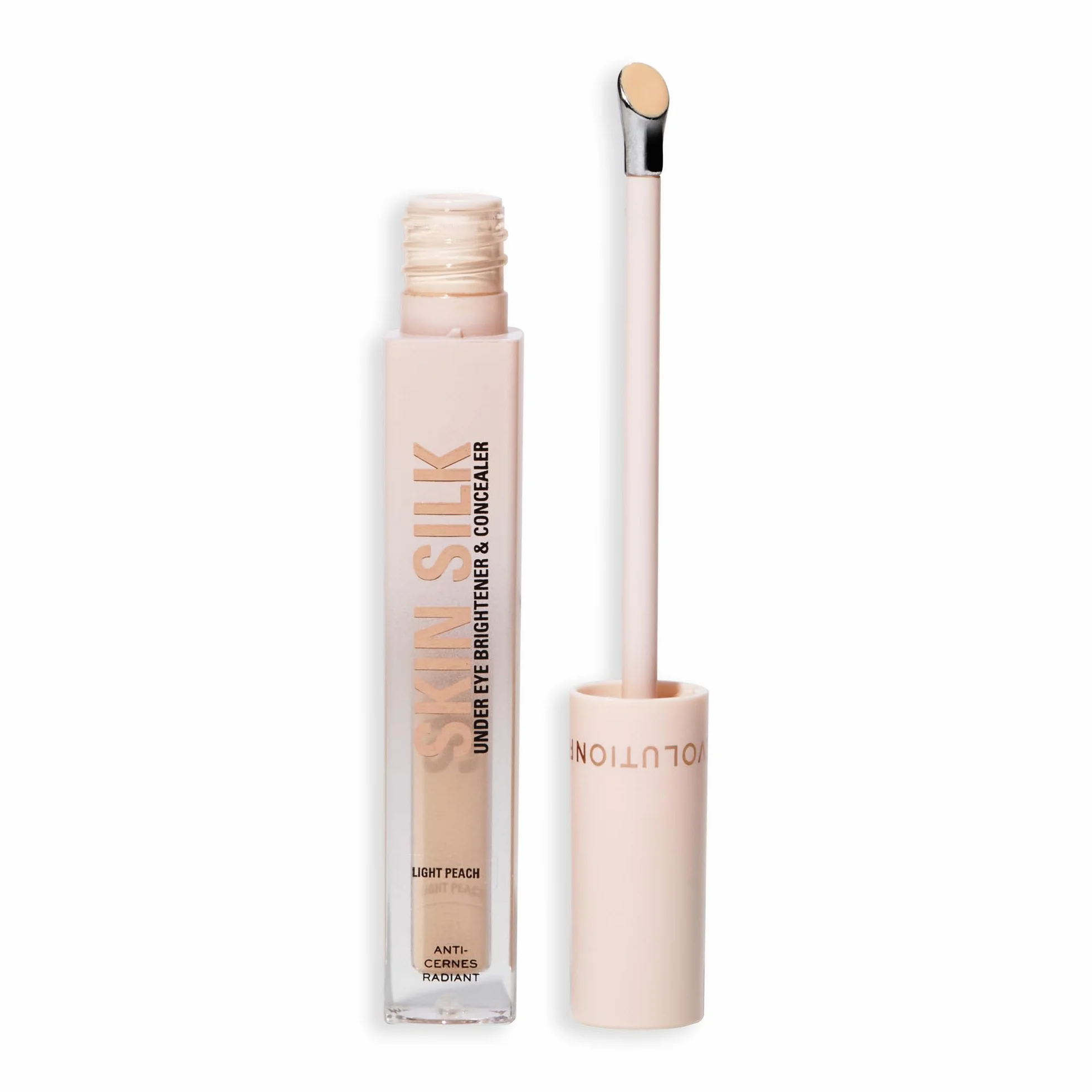 Revolution Beauty London Skin Silk Radiant Podkład do Twarzy, Jasna Brzoskwinia, 4 ml