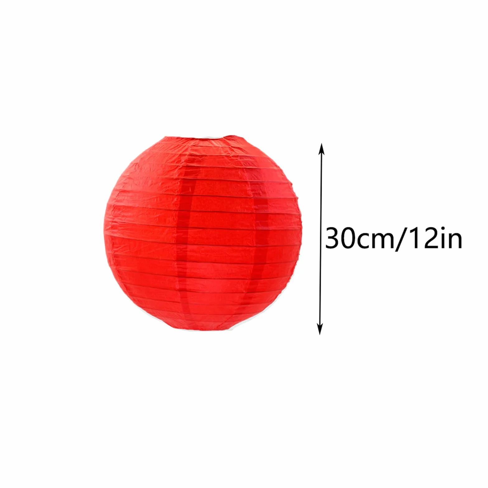 Czerwone papierowe lampiony Vastsea 30 cm dekoracja na imprezę świąteczną 8 sztuk