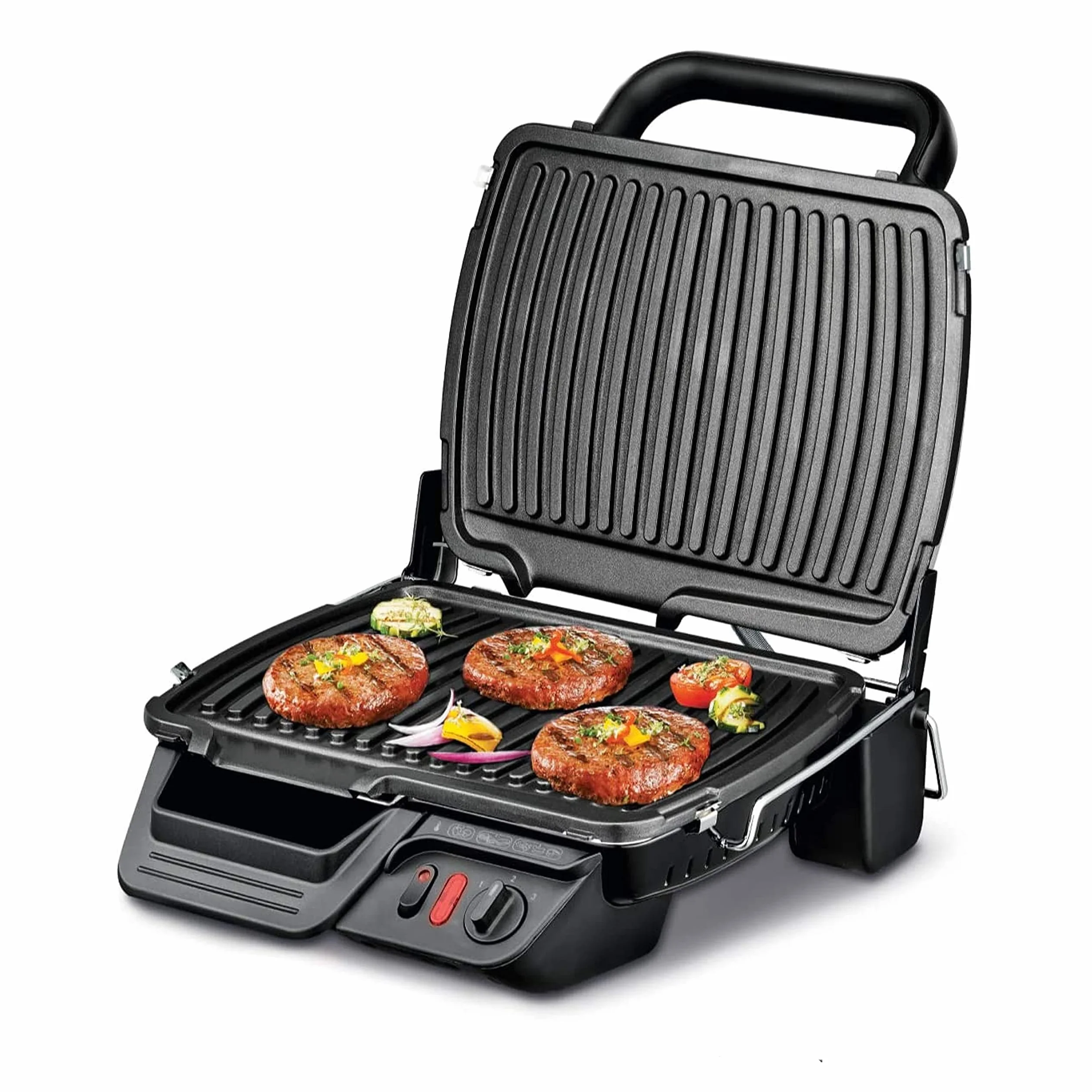 Tefal Gc3060 Grill Elekryczny Srebrny 38.3 x 21 x 38.8 cm 4.13 kg