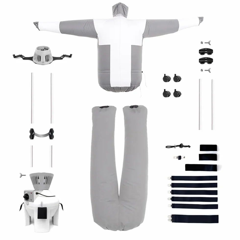 EOLO SA04 RE ECO Robot Manekin Profesjonalny Automatyczne Prasowanie Suszenie Koszul z Nakładką na Spodnie Lalka do Prasowania Antywapienna 3 Programy Made in Italy Gwarancja 5 lat Efektywność A++