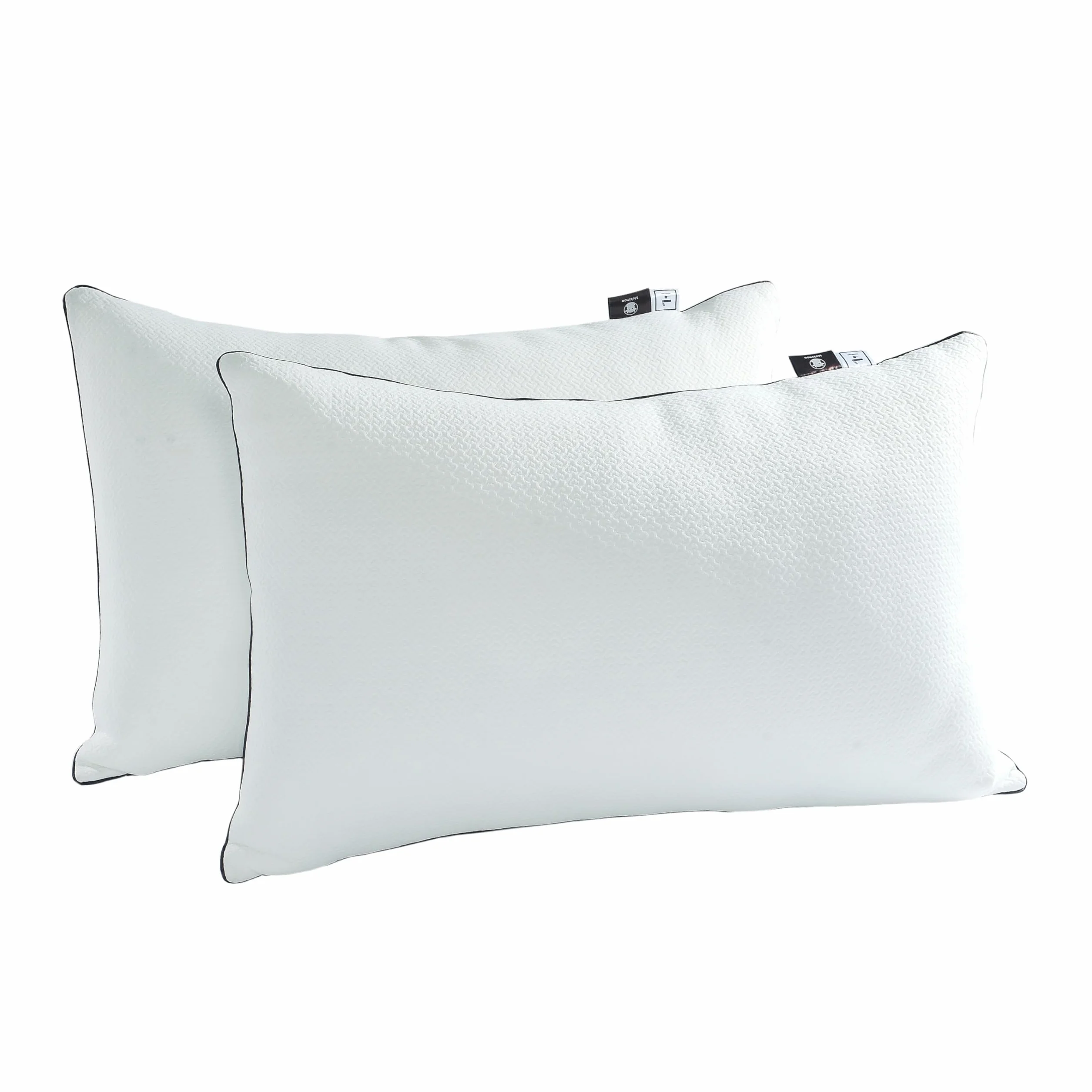 Poduszka pod głowę zestaw 2 szt. 30x50 cm poliester mikrofibra miękka