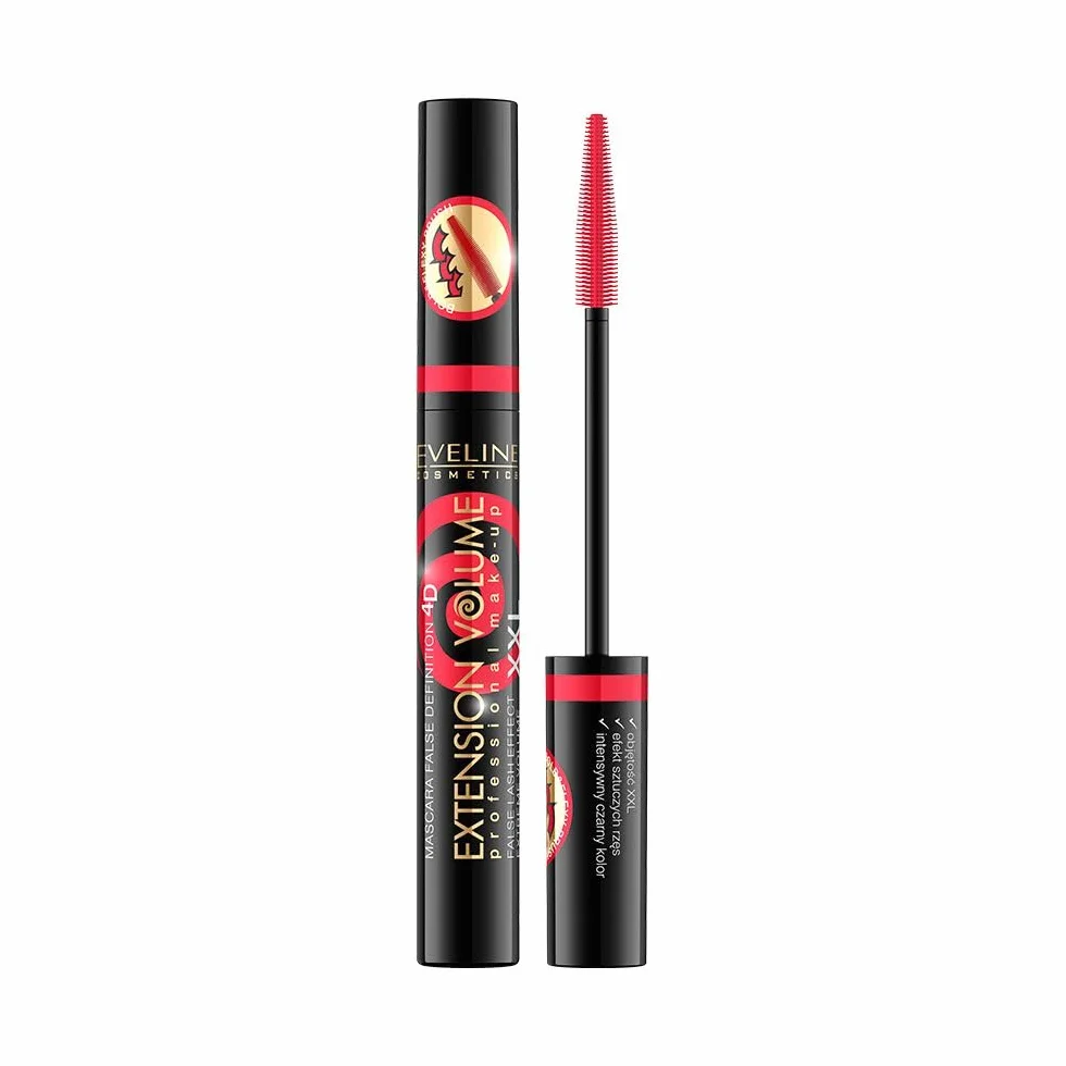 Eveline Cosmetics Extension Volume Mascara, ze sztucznym efektem rzęs