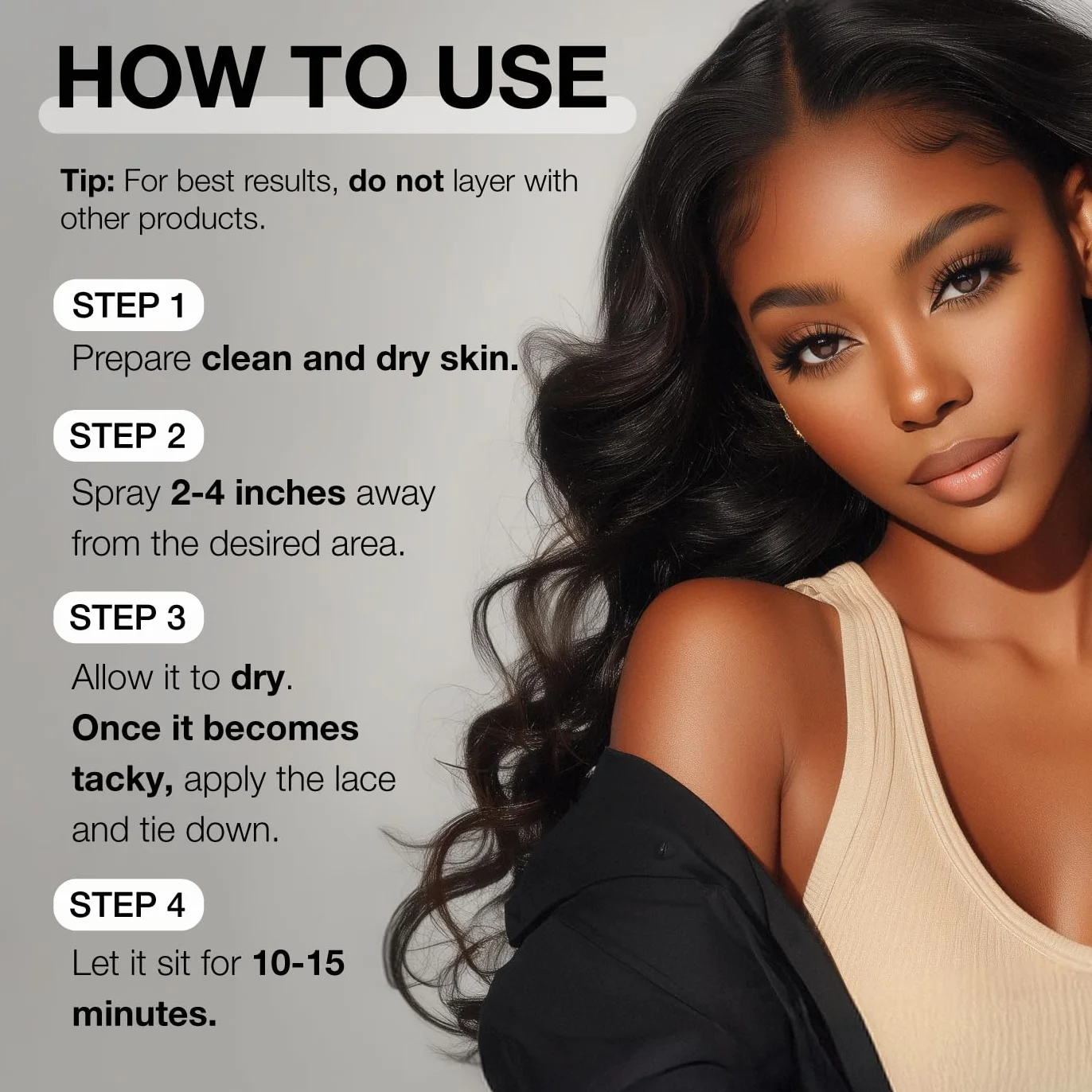 EBIN NEW YORK Wonder Lace Bond spray samoprzylepny (80 ml, Supreme Hold)