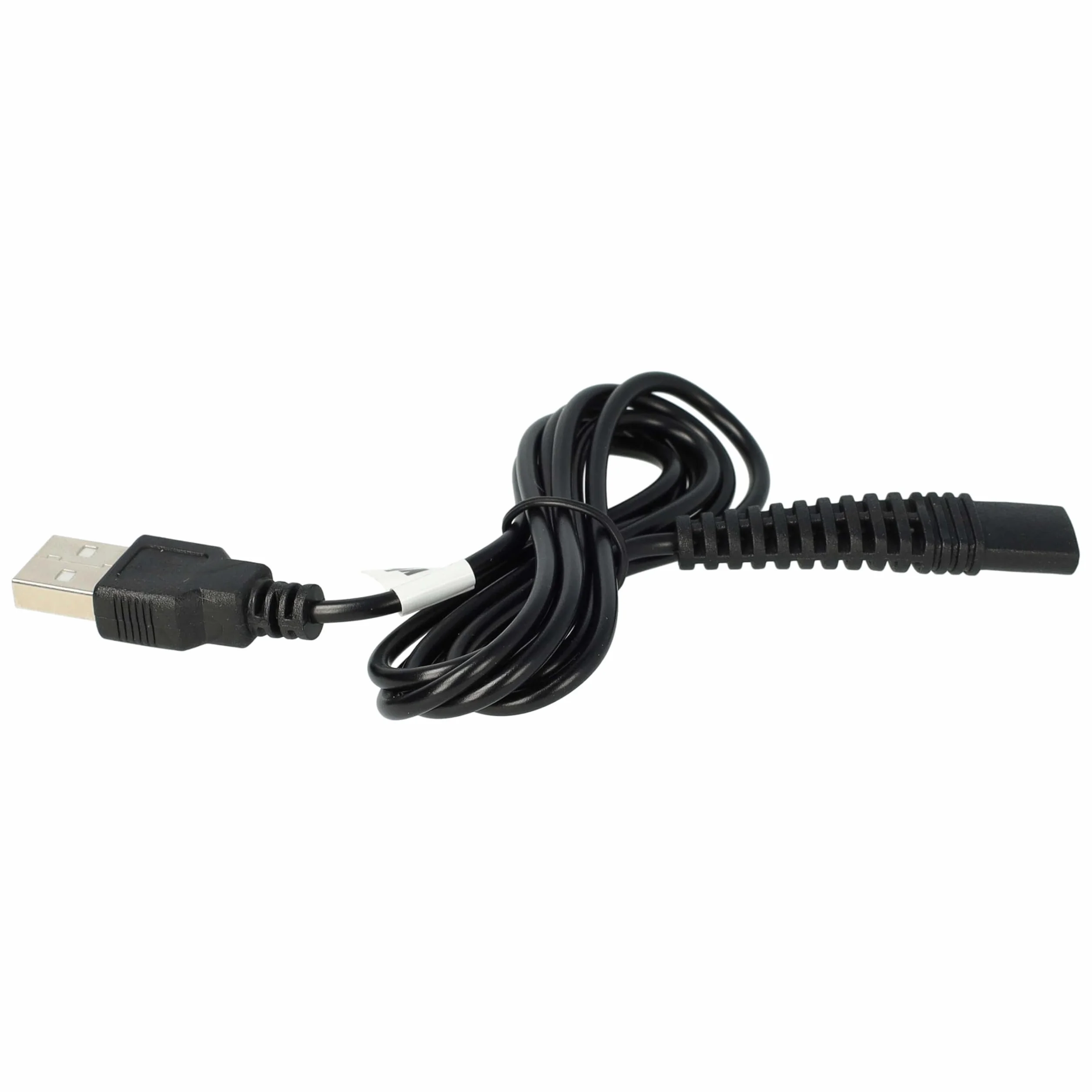 vhbw Kabel do ładowania kompatybilny z golarką Braun CoolTec CT2CC, CT2S, CT3CC, CT4CC, CT4S, CT5CC, CT6cc - kabel zasilający, 120 cm, czarny
