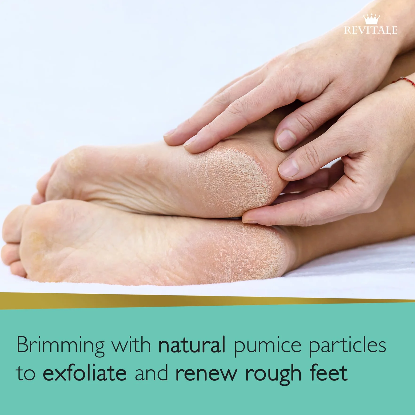 Revitale Advanced Peppermint & Pumice Foot Scrub Soap – Eksfoliująca i rewitalizująca kostka do stóp