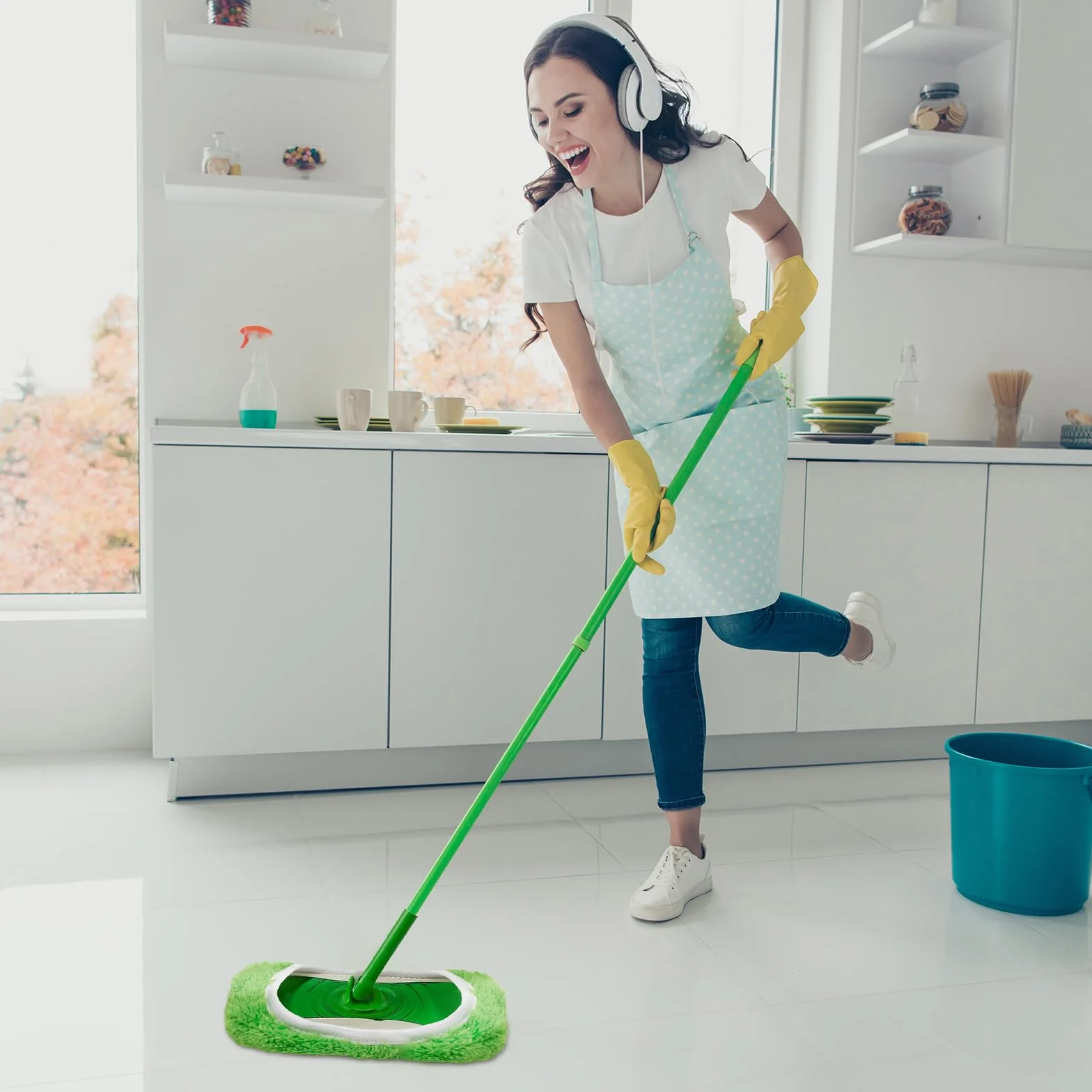 Ściereczki podłogowe Swiffer wielokrotnego użytku 10 sztuk do mokrej podłogi