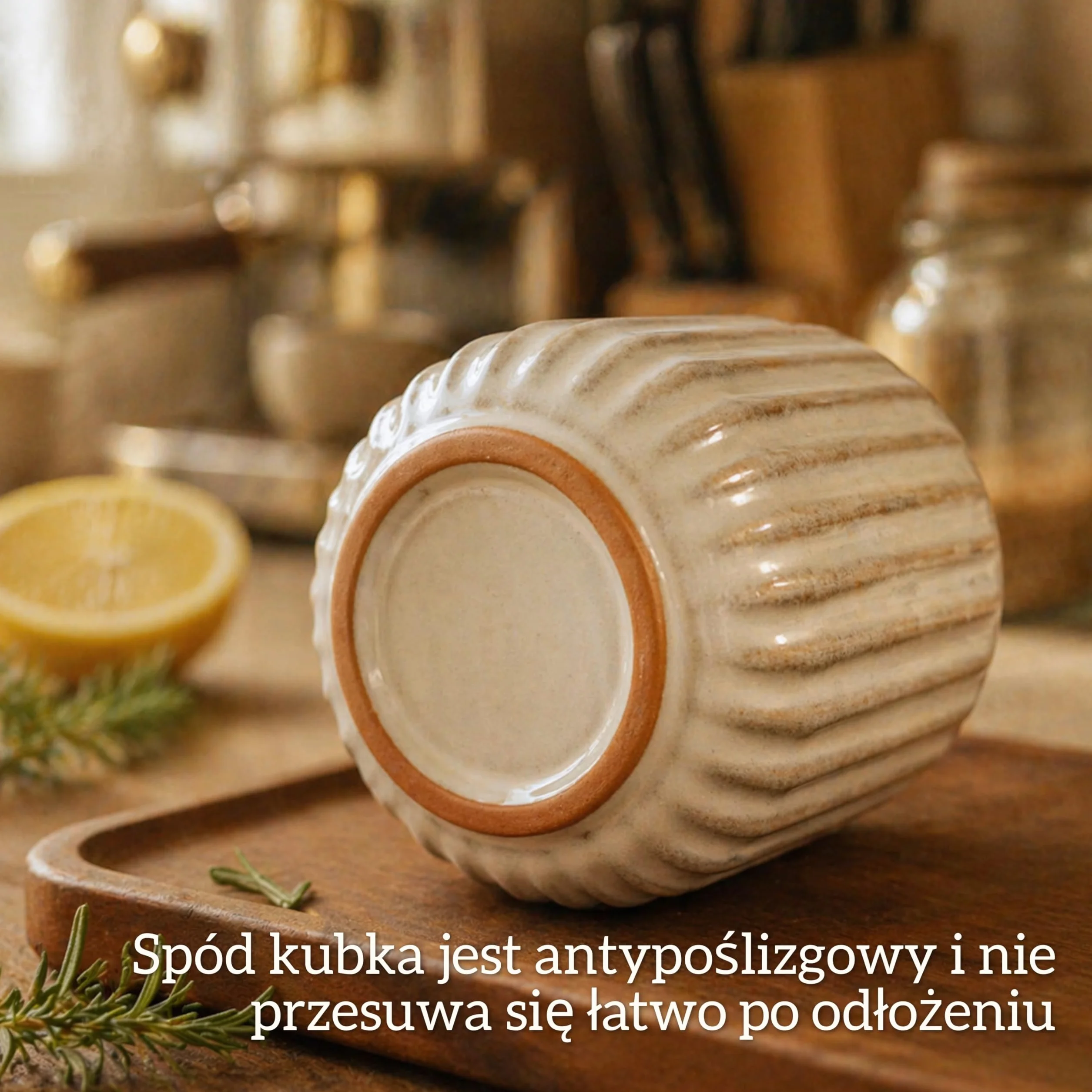 Zestaw 4 filiżanek do espresso 180 ml ceramika zielona