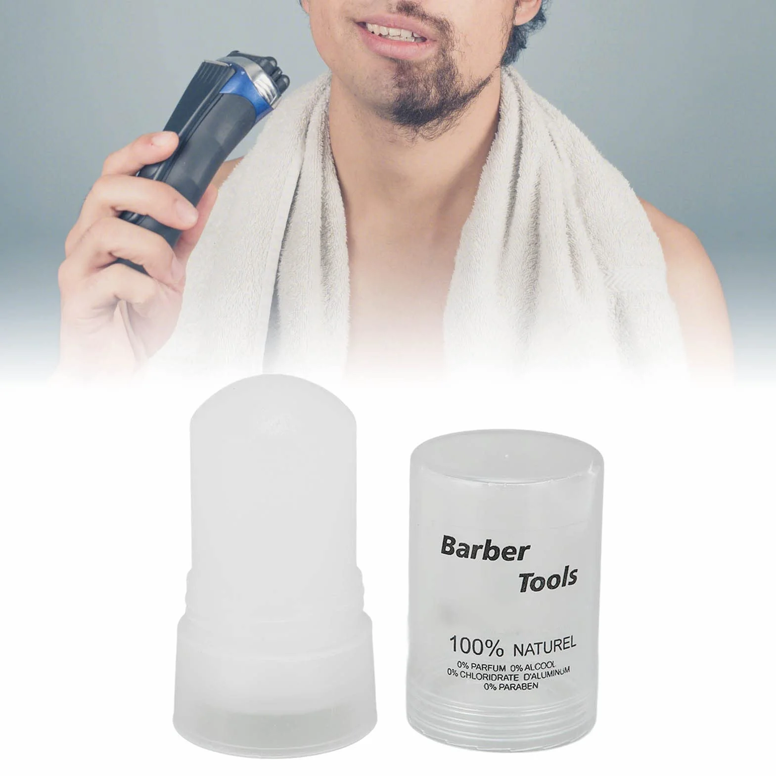Alum Stick Post Shave Stone dla Mężczyzn Kojąca Ulga dla Skóry Home Travel Portable 3,5 Uncji