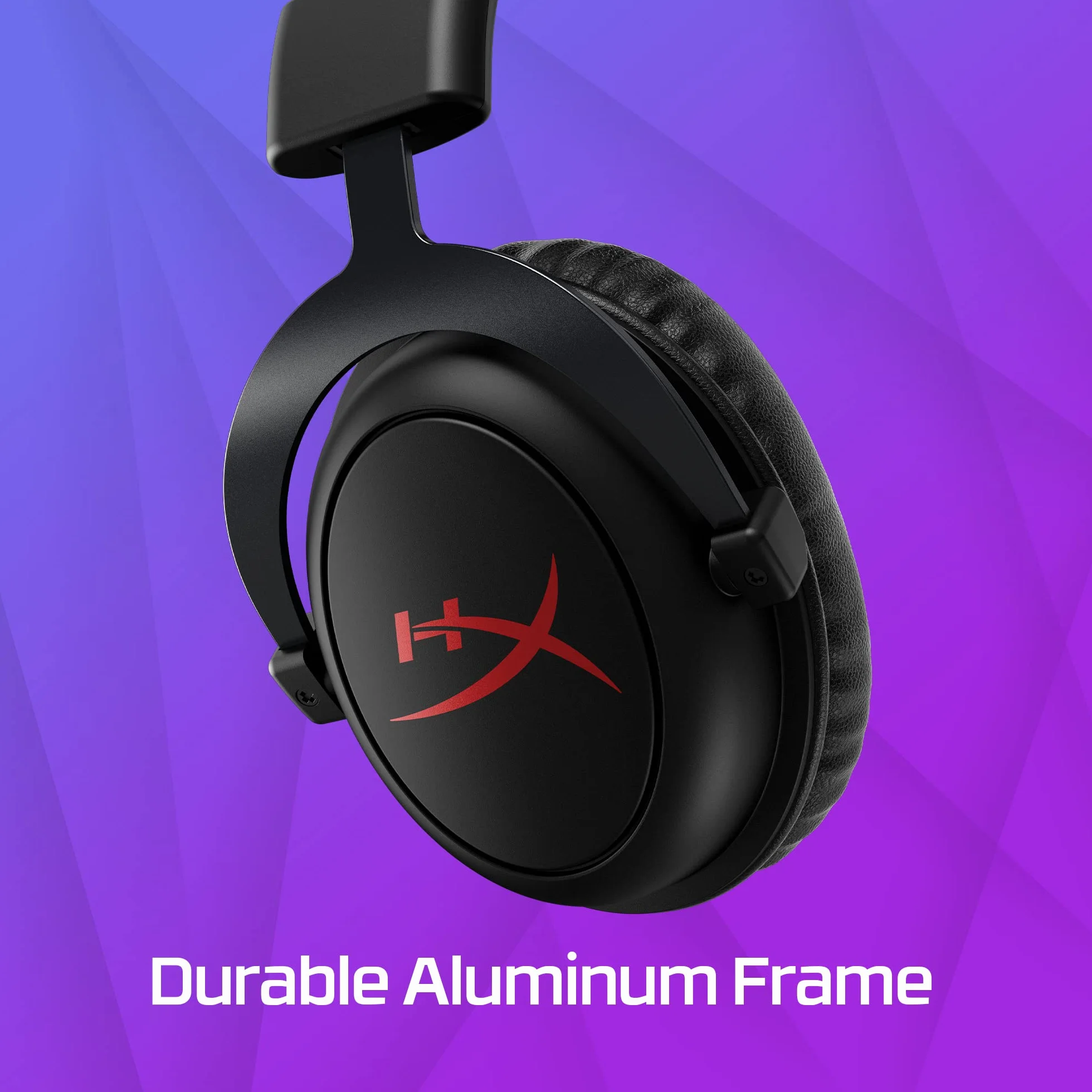 HyperX Cloud Core – zestaw słuchawkowy do gier do PC, słuchawki DTS: X, przestrzenne audio, podkładki z pianki zapamiętującej, trwała aluminiowa rama
