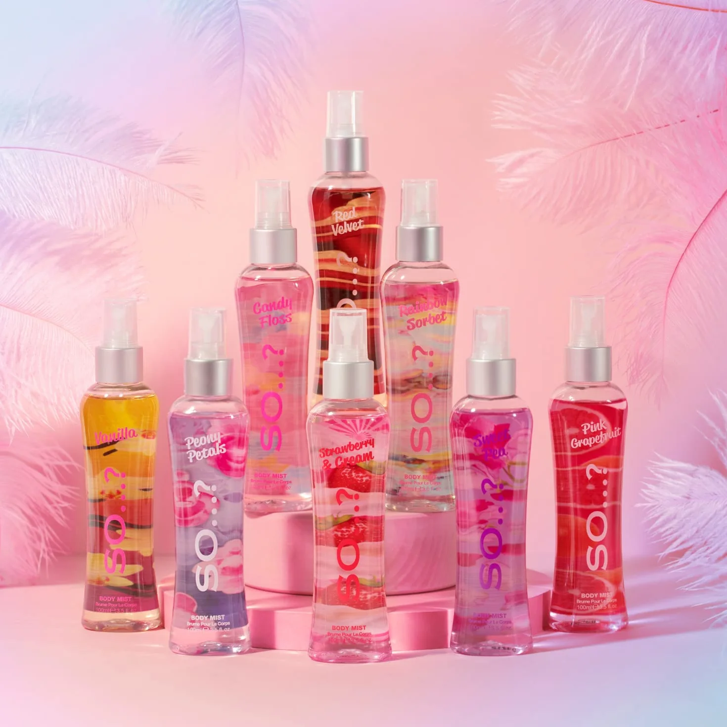 Body Mist By So...? Vanilla Perfumowana mgiełka do ciała dla kobiet 100 ml (zestaw 3 szt.)