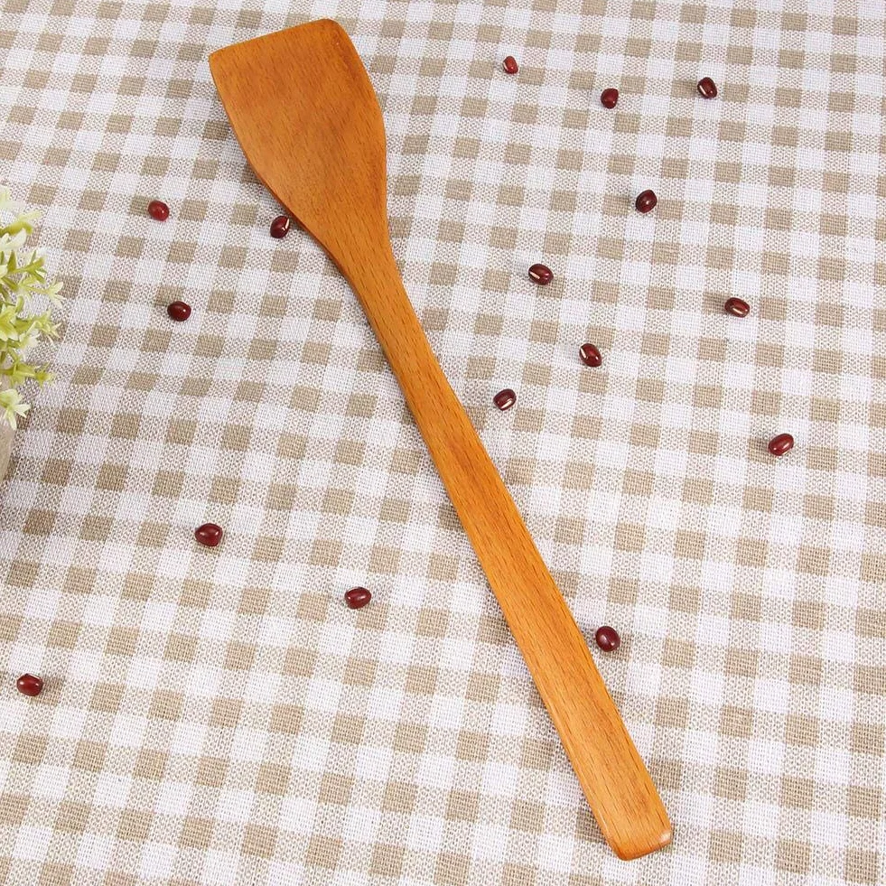 Drewniana łopatka do gotowania, smażenia i pieczenia, kolor jasnego drewna