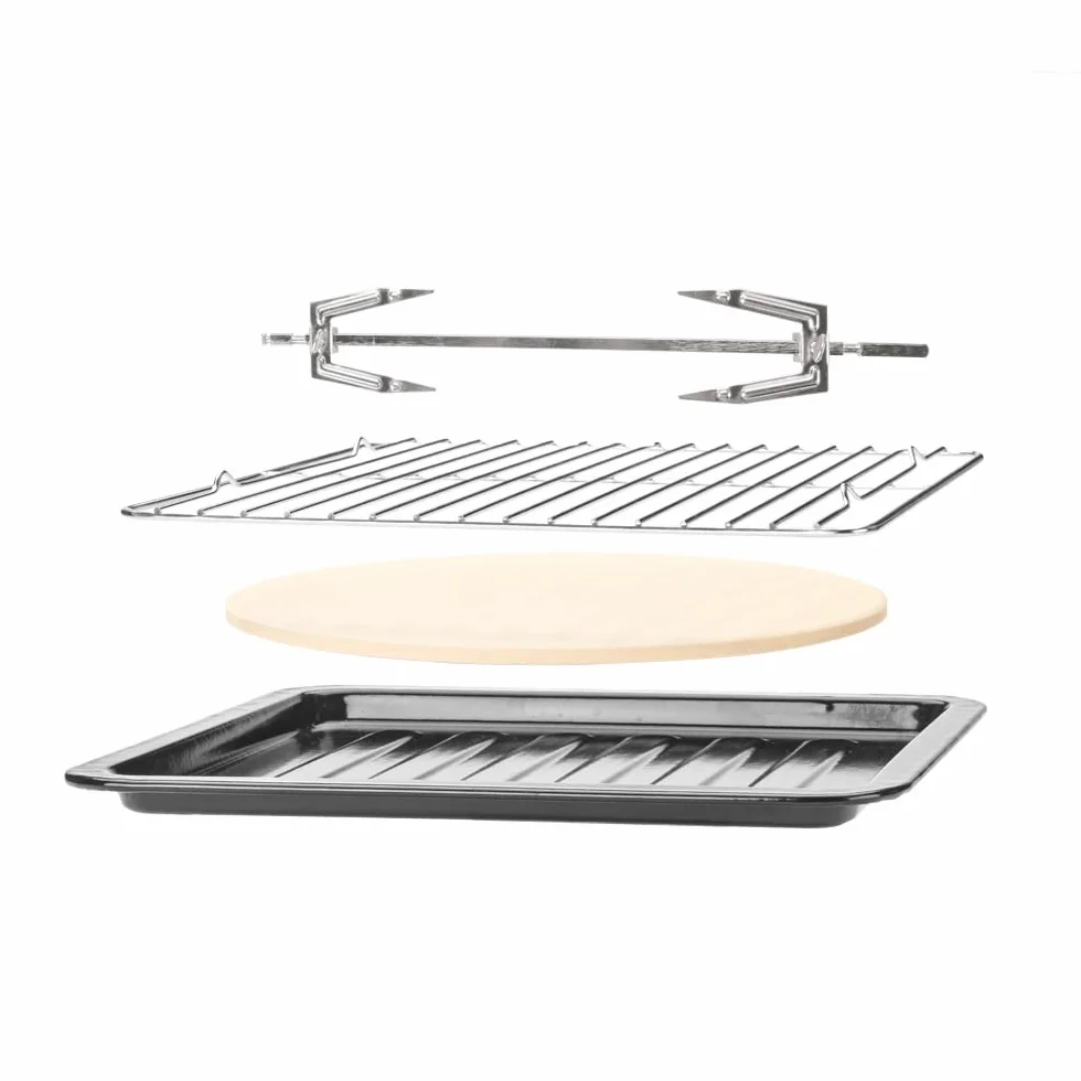 GASTROBACK Mini piekarnik 26 l 5 funkcji 30°C-230°C Cool Touch z kamieniem do pizzy