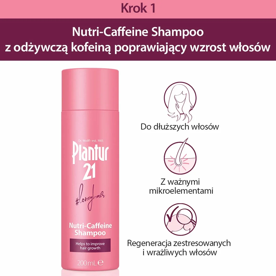 Plantur 21#longhair zestaw szampon i odżywka dla włosów długich i pełnych blasku | Poprawia porost włosów i naprawia zestresowane włosy | Bez silikonów | Zestaw 200ml szampon i 175ml odżywka
