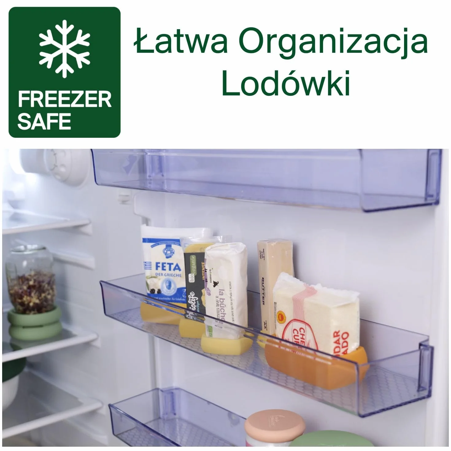 Food Huggers zestaw 4 silikonowych pojemników wielokrotnego użytku do sera