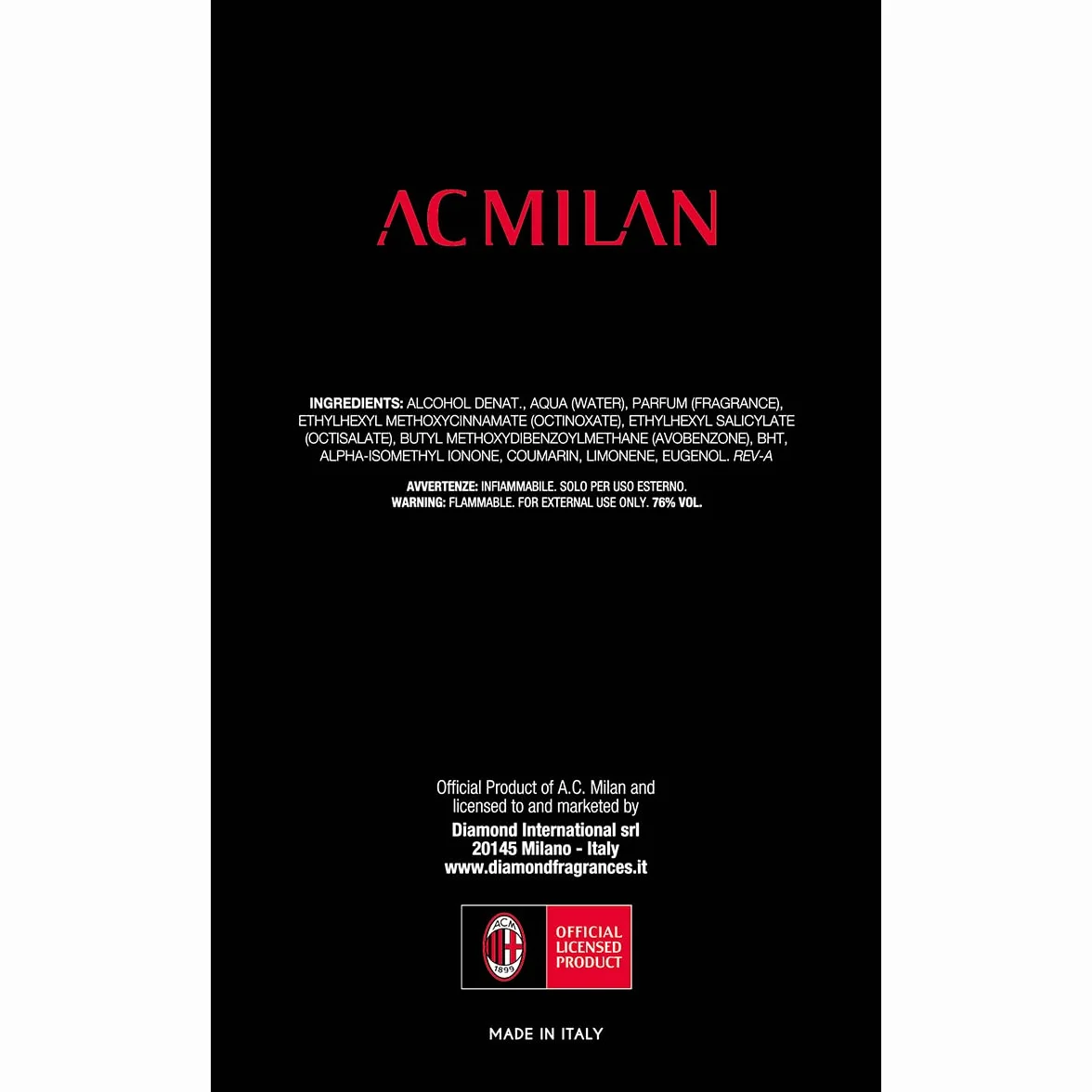 MILAN Woda toaletowa Milan dla mężczyzn z drzewnym i korzennym zapachem, eleganckie opakowanie rozebron, wyprodukowane we Włoszech, 100 ml