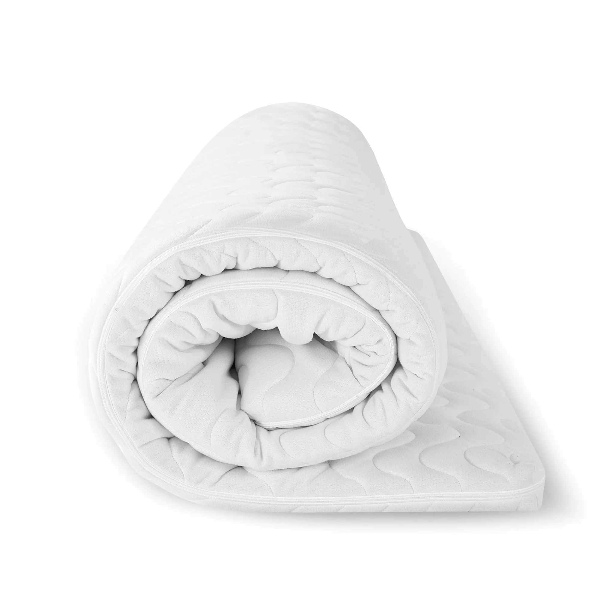 EGO HOME Materac wierzchni 90 x 190 cm H2 7-strefowy trzpień spiralny zimna pianka Öko-Tex