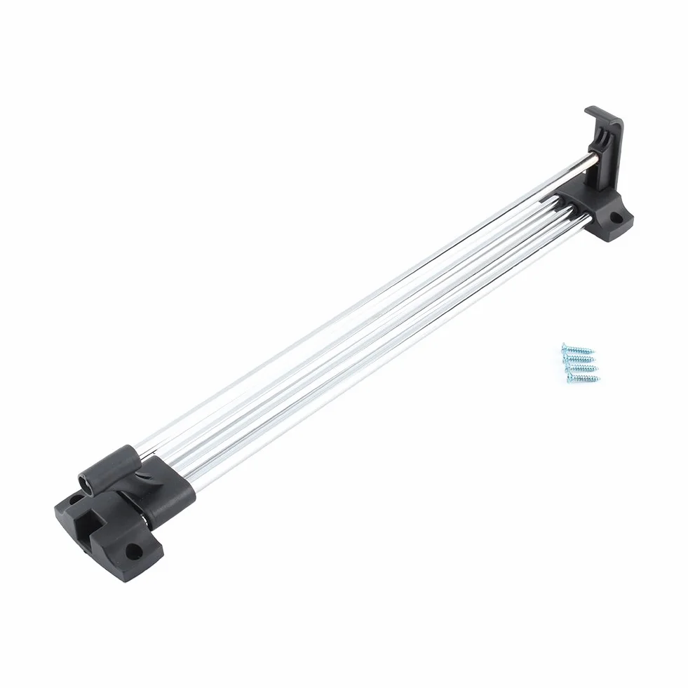 Yosoo Wytrzymały wysuwany drążek do garderoby, wieszak na ubrania, wieszak na ręczniki / wysuwany drążek / organizer do przechowywania polerowany chór, 40 cm