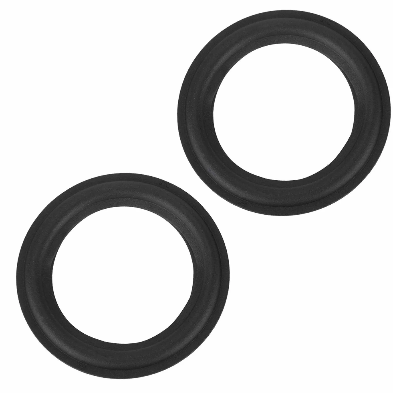 DAUERHAFT Część naprawcza zamiennik głośnika piankowa krawędź 12,7 cm głośnik piankowy krawędź rogów gumowe krawędzie 12,7 cm / 10,6 cm część naprawcza, zamiennik dla J.bl/S.wans krawędź głośnika (4 cale)