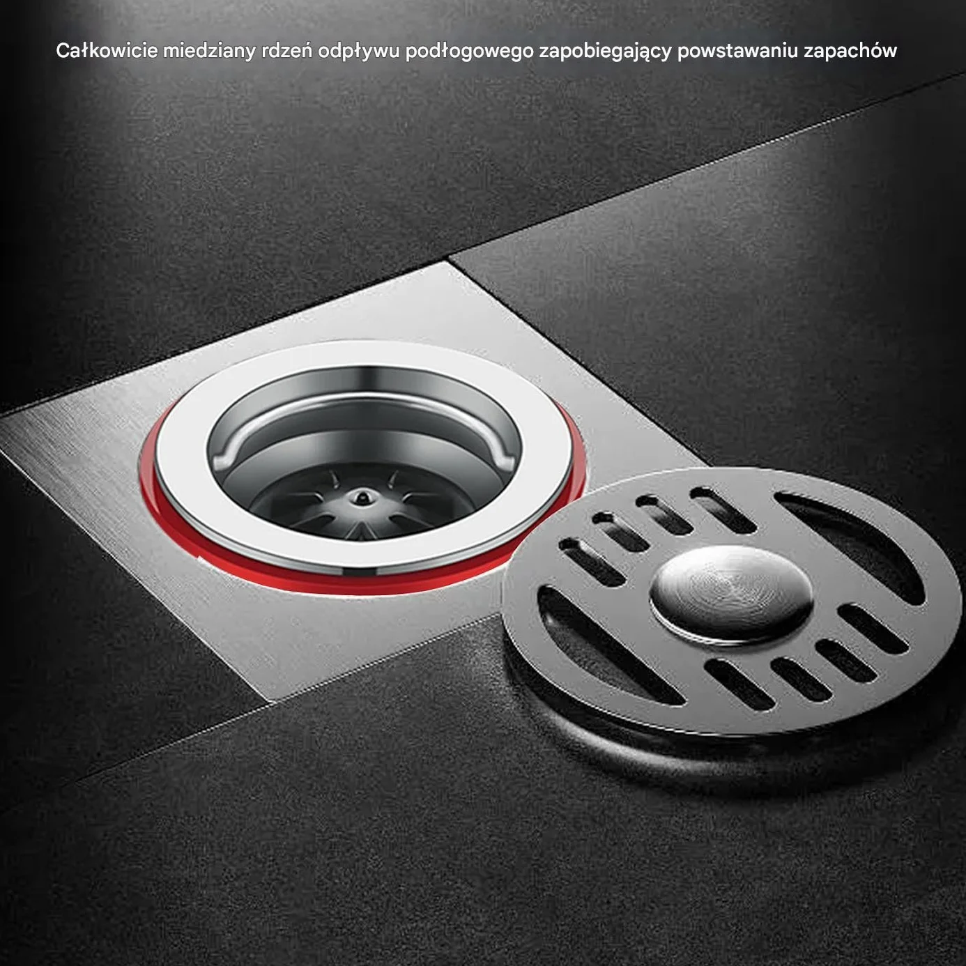 Shower Drain Cover Backflow Preventer 1.77x1.77 Inches Sewer Guard Filter