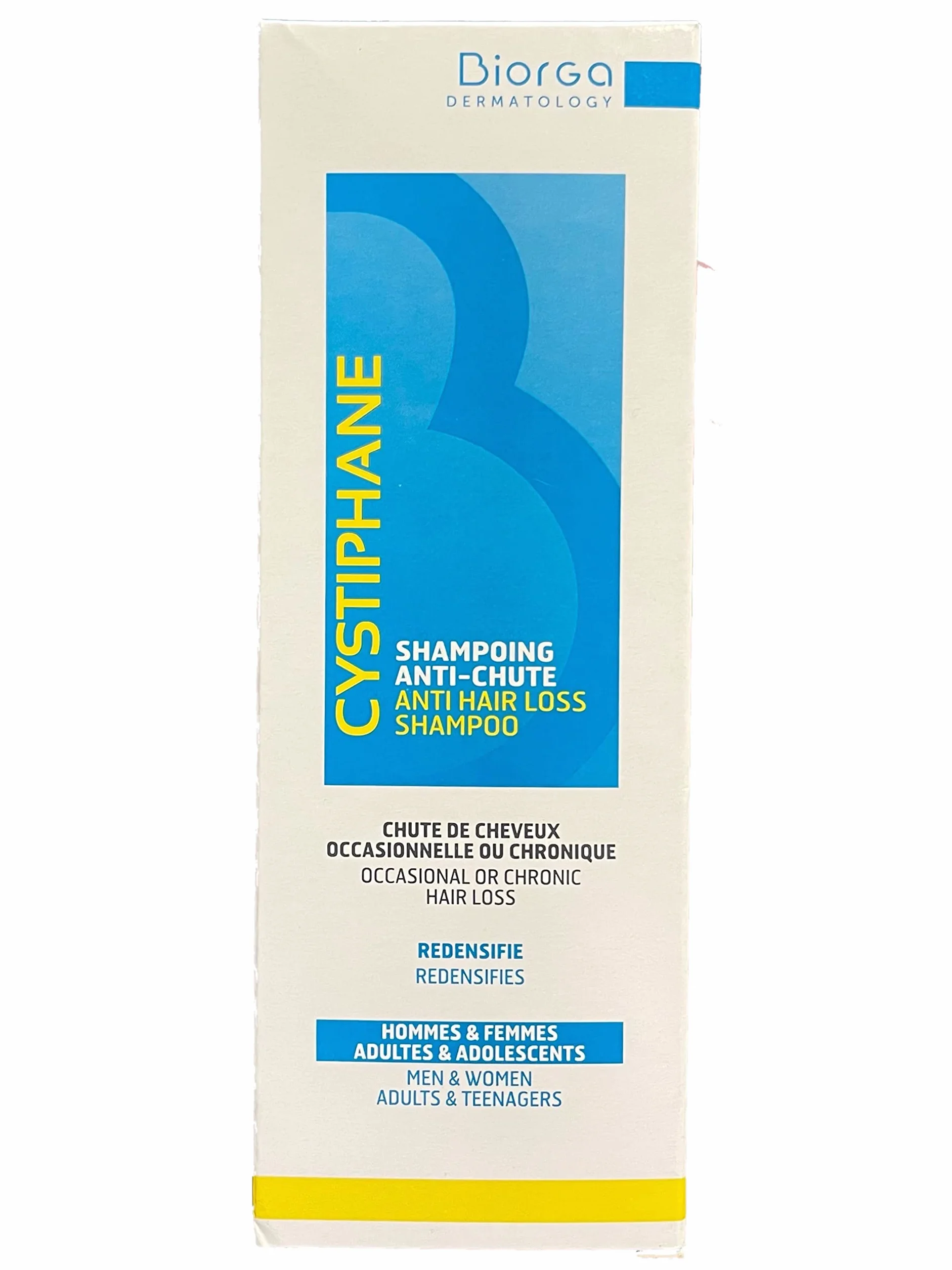 Bailleul Cystiphane Cystine B6 Chroniczny lub okazjonalny szampon do wypadania włosów, Cystine B6, Cystiphane 2 x 200 ml