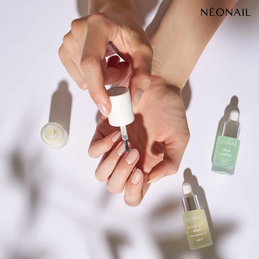 NEONAIL Intensive Nail Moisturizing Zestaw pielęgnacyjny Moisturizing Nail Care Set - Peeling do skórek i paznokci - Odżywka do paznokci - Eliksir do skórek i paznokci - Terapia nawilżająca