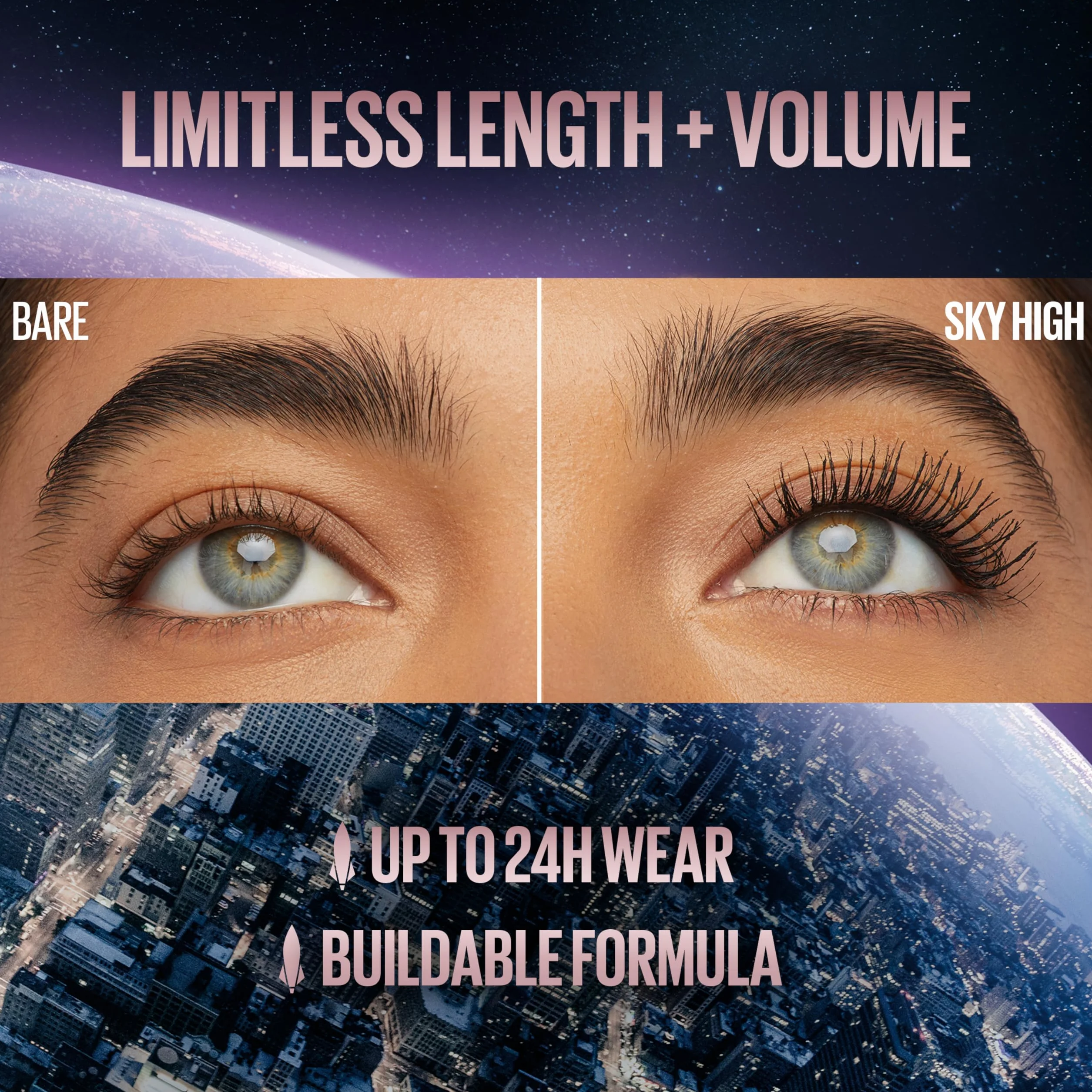 Maybelline New York Lash Sensational Sky High Burgundy Haze; Tusz do rzęs; 7,2ml