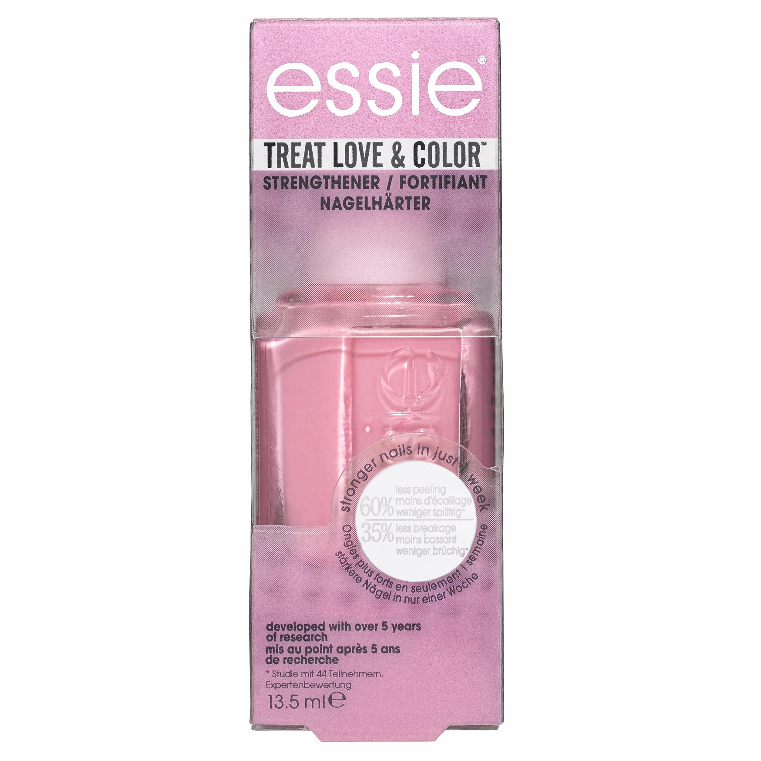 essie Pielęgnujący lakier do paznokci Treat, Love & Color nr 55 power punch pink, 14 ml