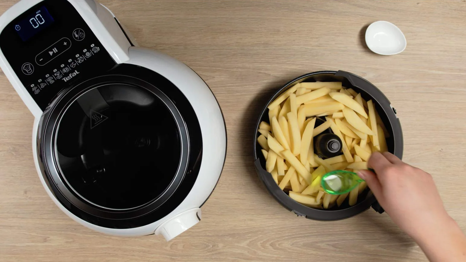 Tefal Actifry Genius Snaking Frytkownica Beztłuszczowa 1.2 kg Czarny