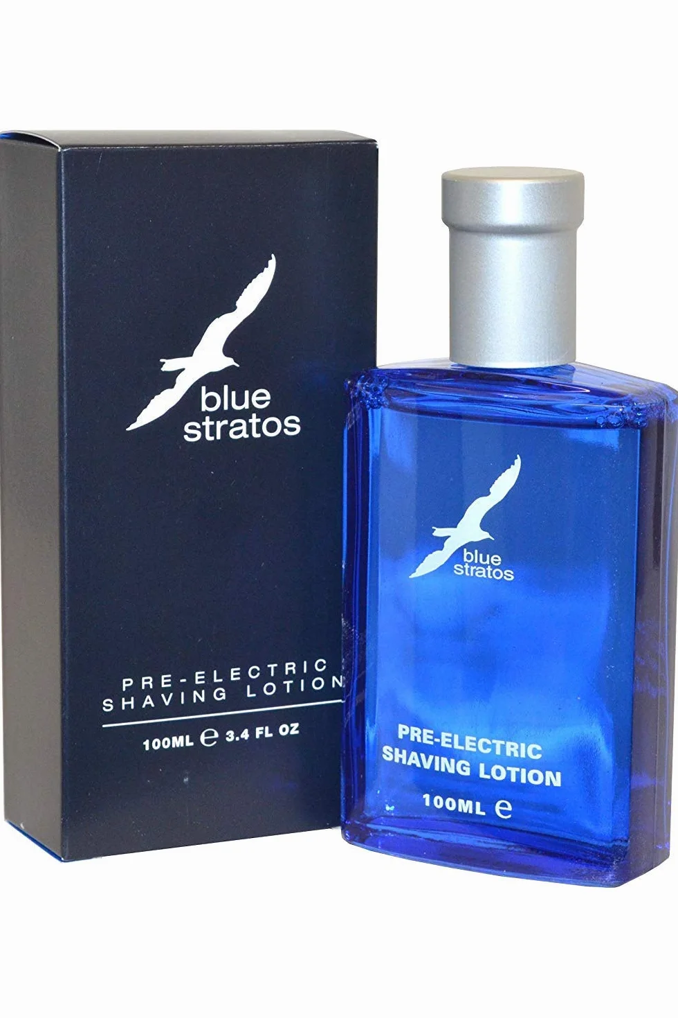 Original Blue Stratos Pre-electric Shaving Lotion 100 ml