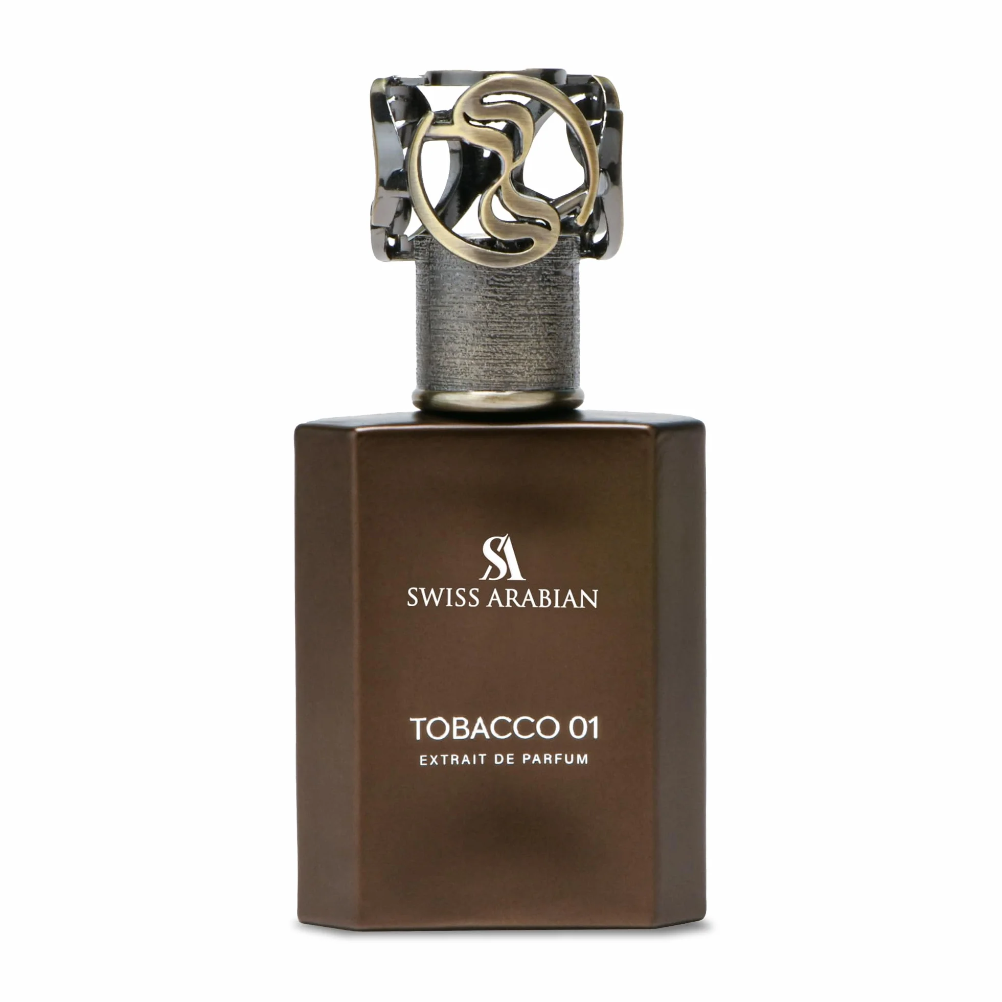 Swiss Arabian Tobacco 01 Extrait de Parfum Unisex 50 ml - luksusowa mieszanka zapachów tytoniu, wanilii, bursztynu, śliwki i piżma - ponadczasowy elegancki zapach