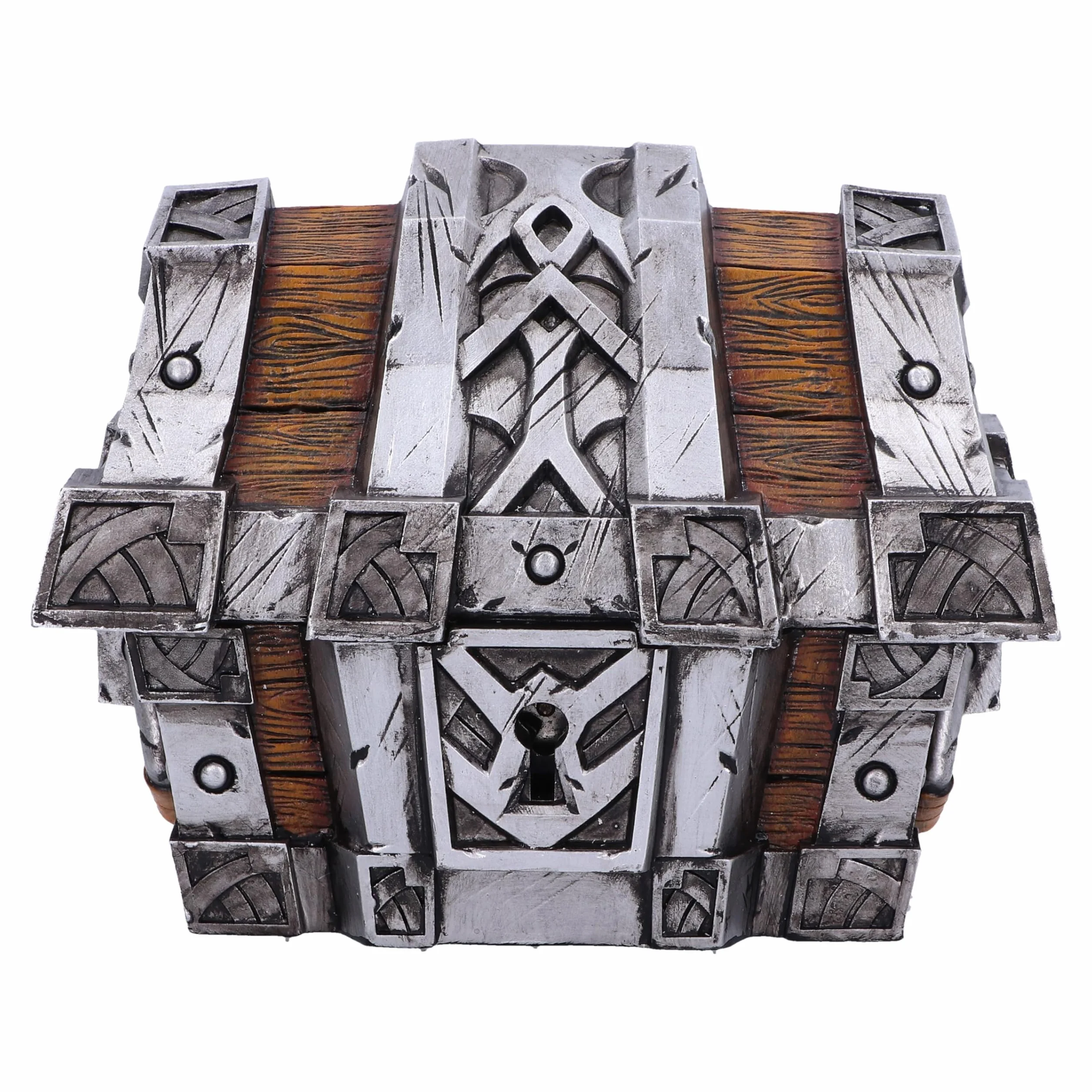 Nemesis Now World of Warcraft Srebrna skrzynia skarbów 10,5 cm żywica