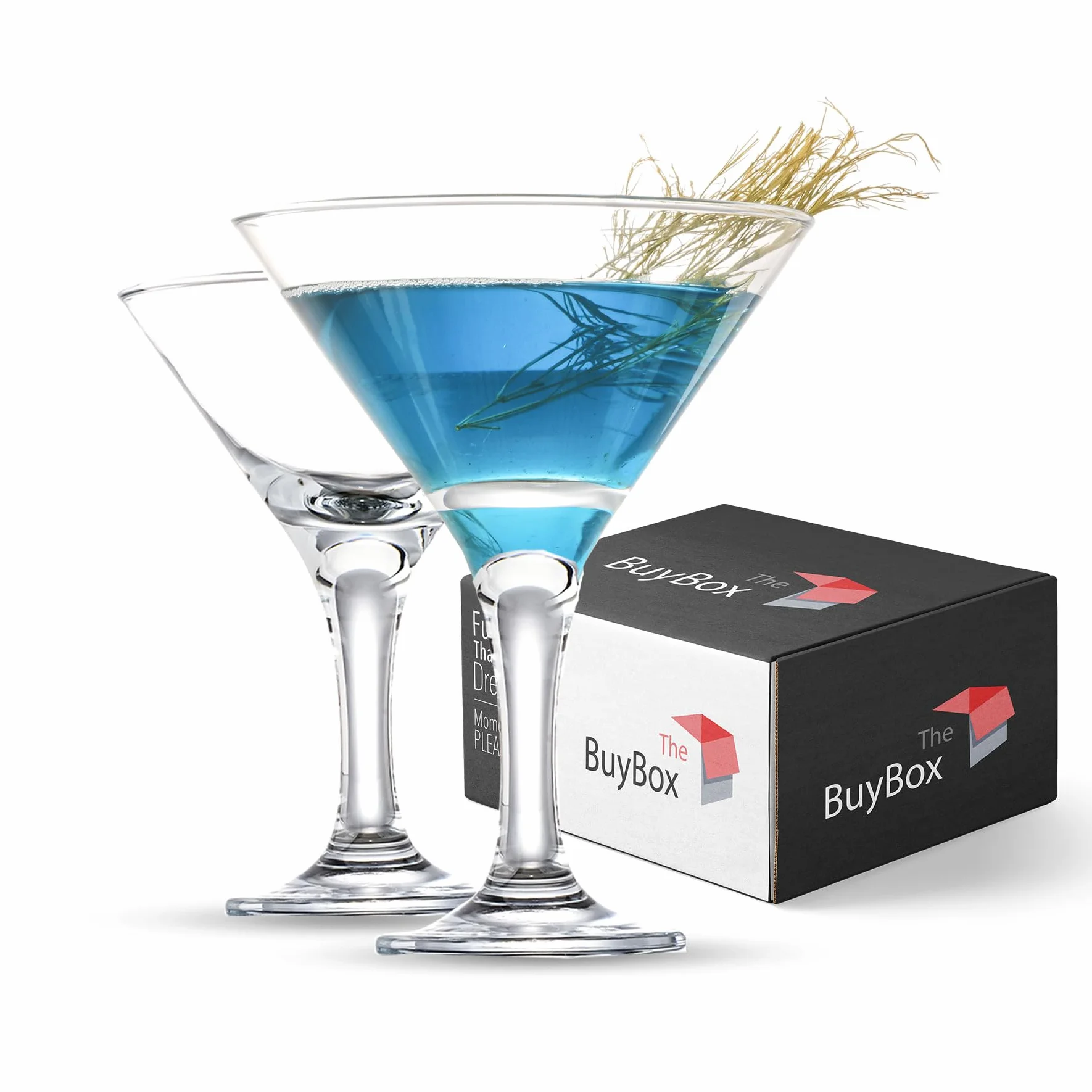 Zestaw 2 szklanek do Martini 175 ml kieliszki do koktajli