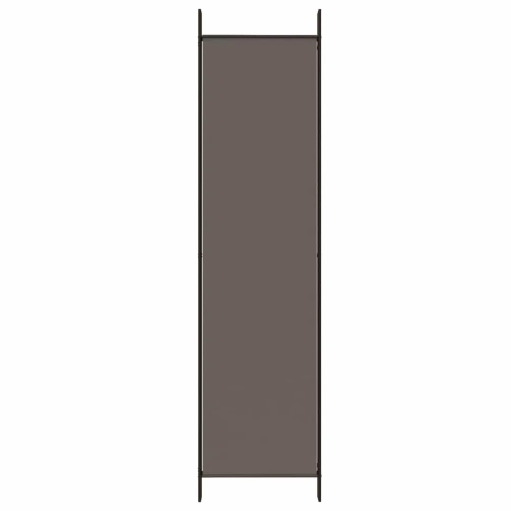 vidaXL Parawan 5-panelowy 250x220 cm antracytowy tkanina
