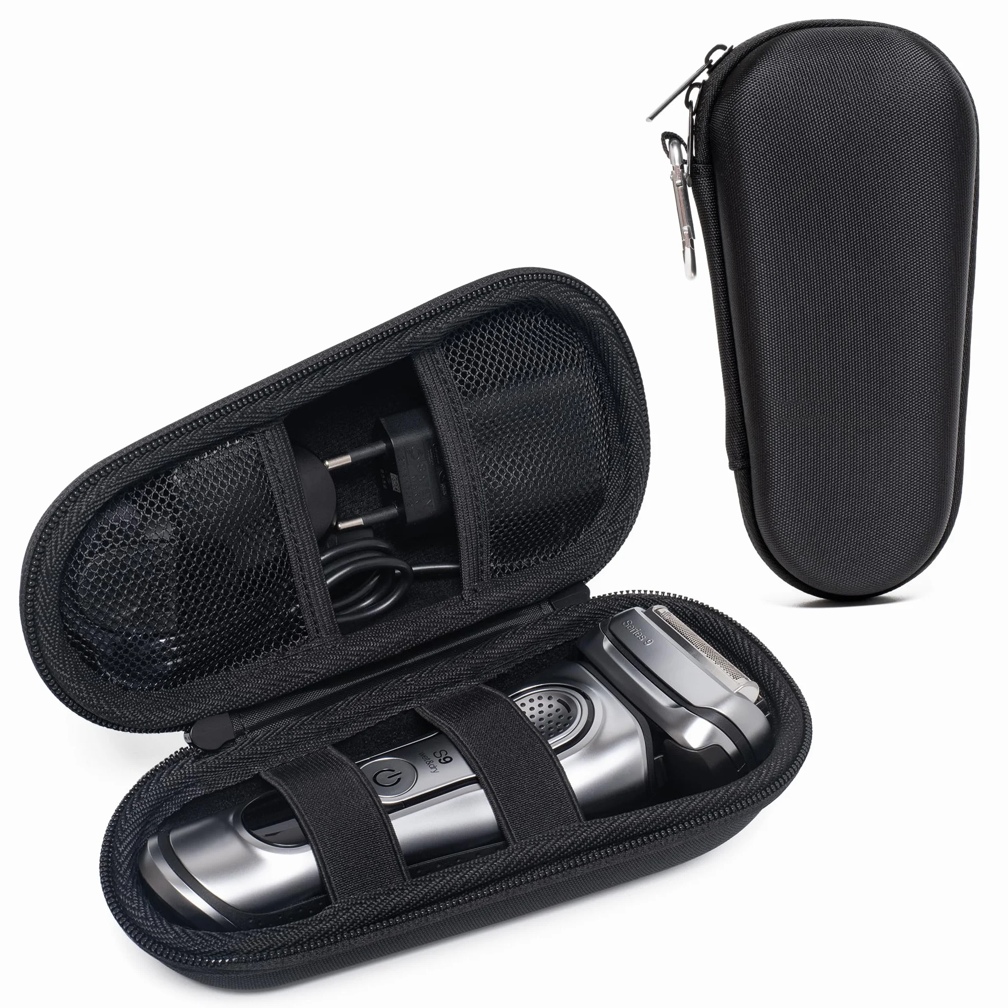 Etui podróżne na golarki elektryczne Braun Series 3-9, czarny, Kompaktowy