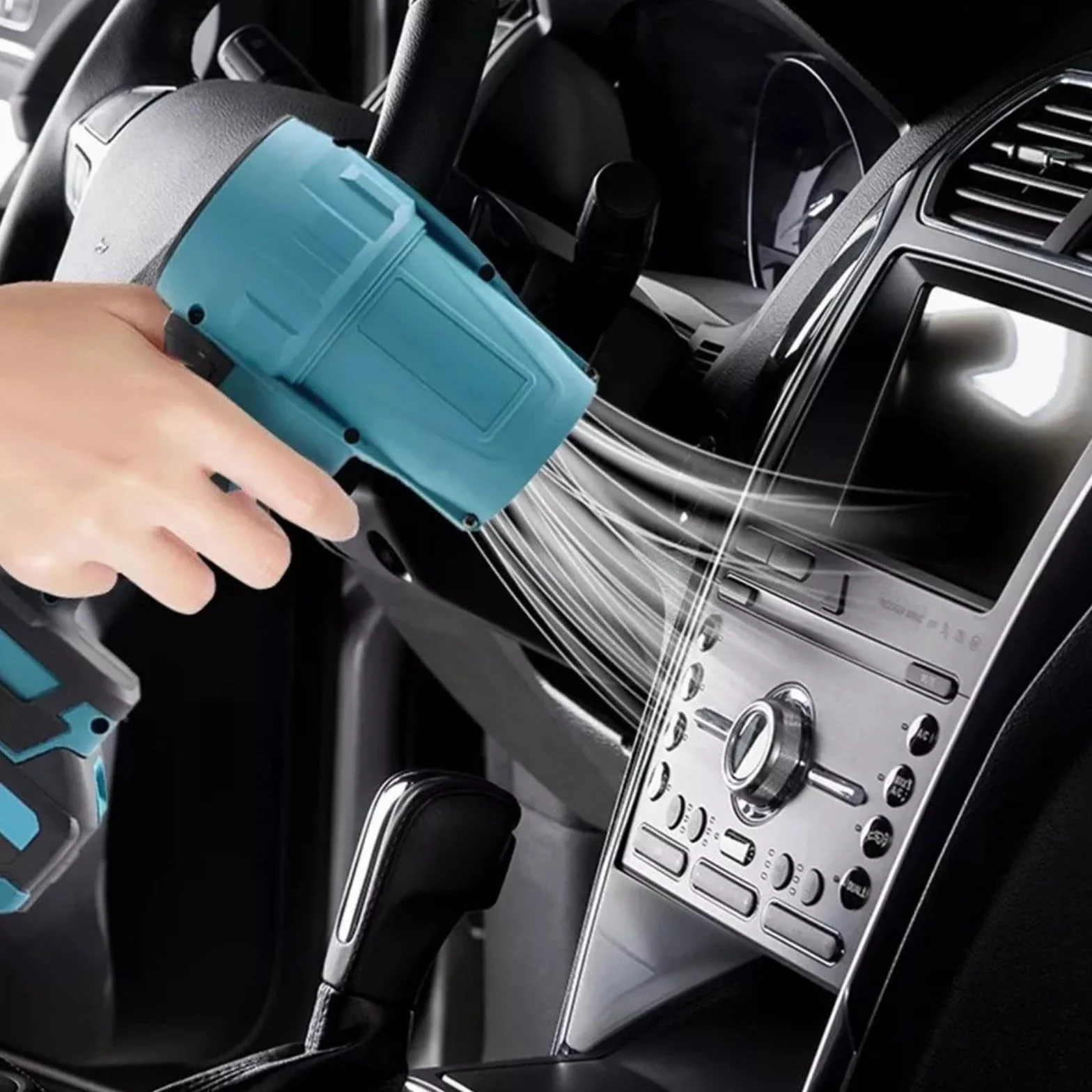 Turbo-ręczny wentylator 1000 W, szybki wydajny przepływ powietrza 0,92 kg, turbo, do czyszczenia i cyrkulacji powietrza