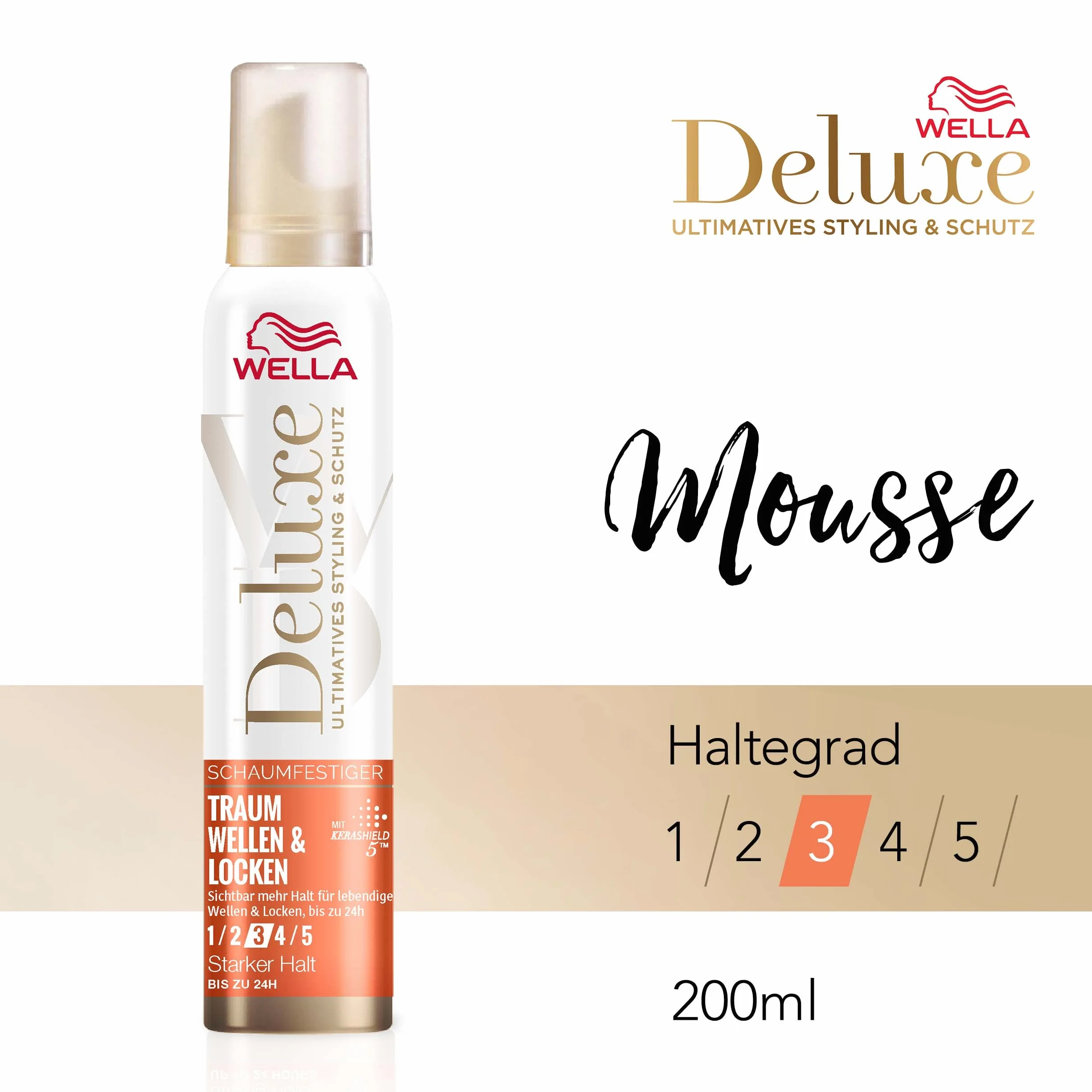 Wella Deluxe Dream pianka do włosów z keratyną 200 ml