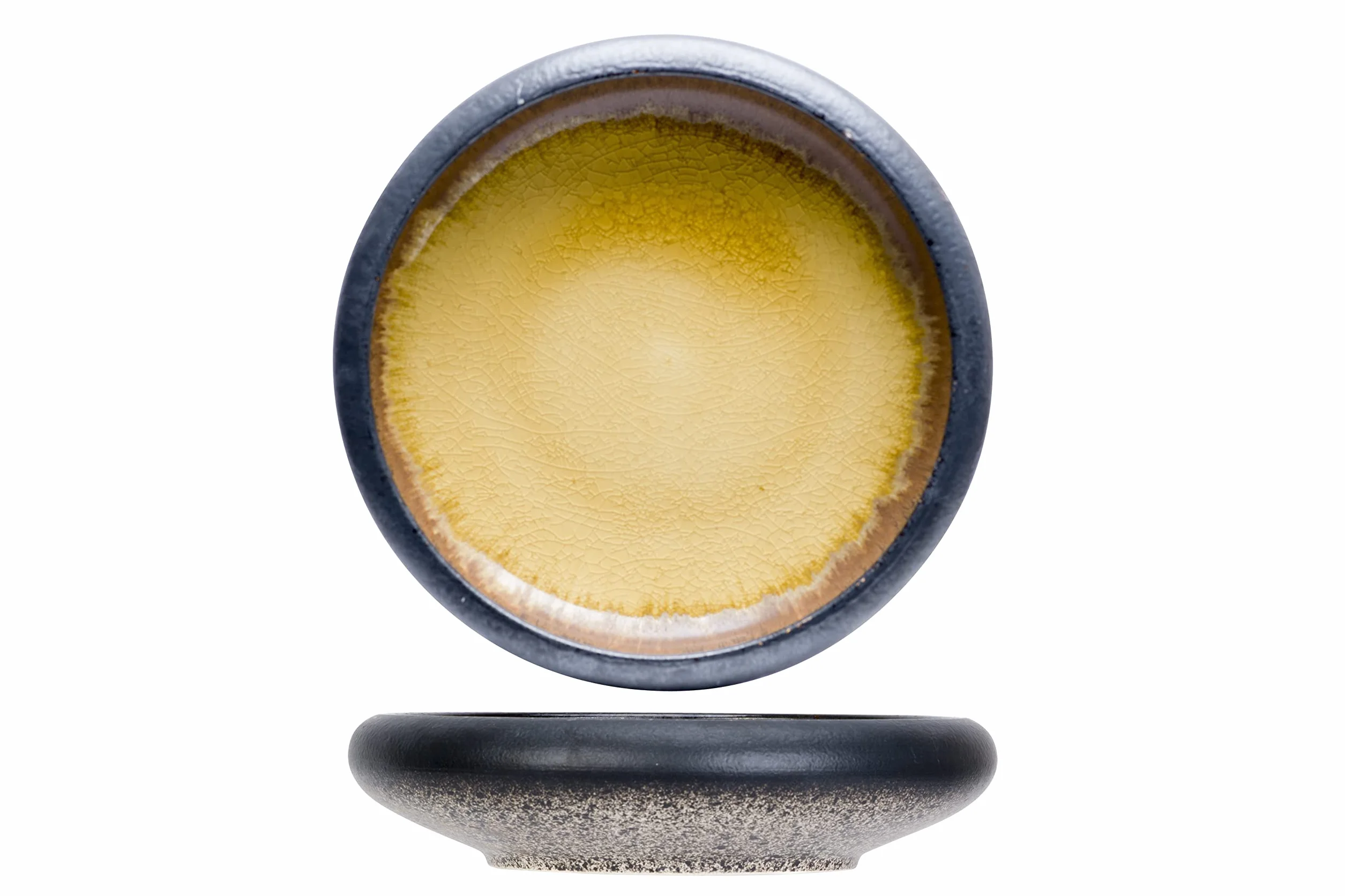 FERVIDO talerz do zupy żółty zestaw 3 szt 15,5x4 cm 33 cl