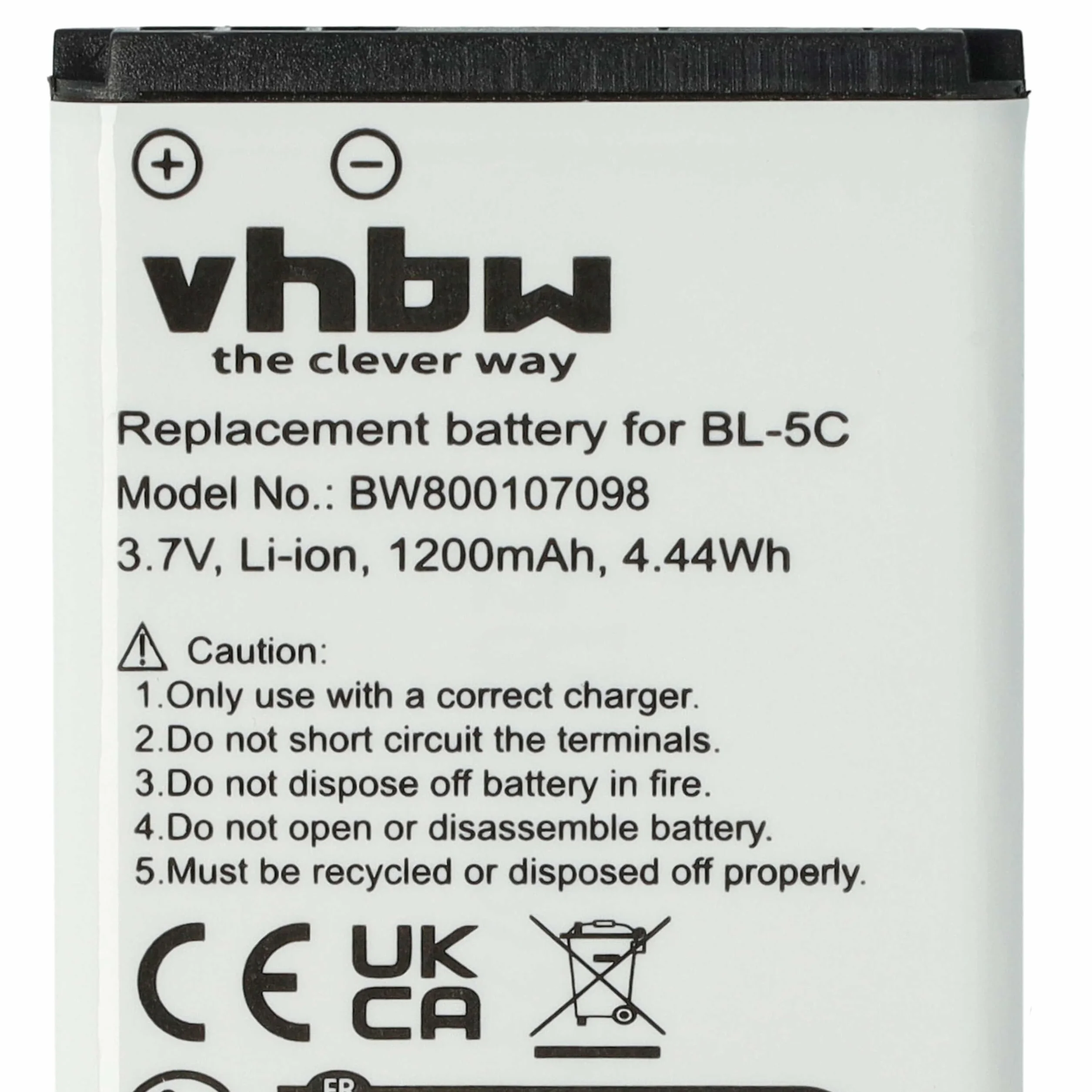 vhbw Bateria kompatybilna z urządzeniem nawigacyjnym Becker Mamba, Mamba.4 CE LMU EU - zamiennik do C533457105T, 300D006018F (1200mAh, 3,7V, litowo-jonowa)