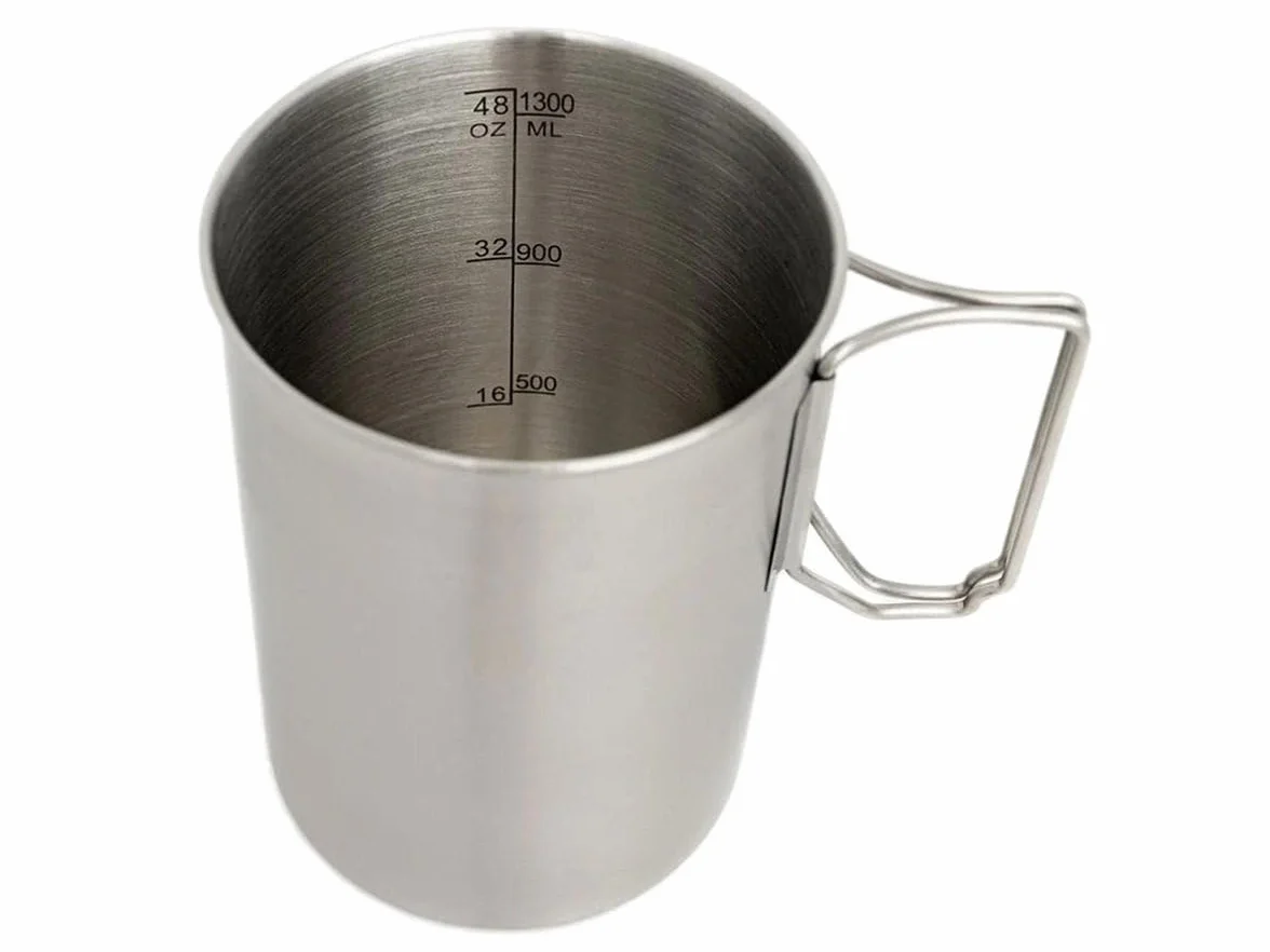RVS Drinkbeker 1,42 l met deksel