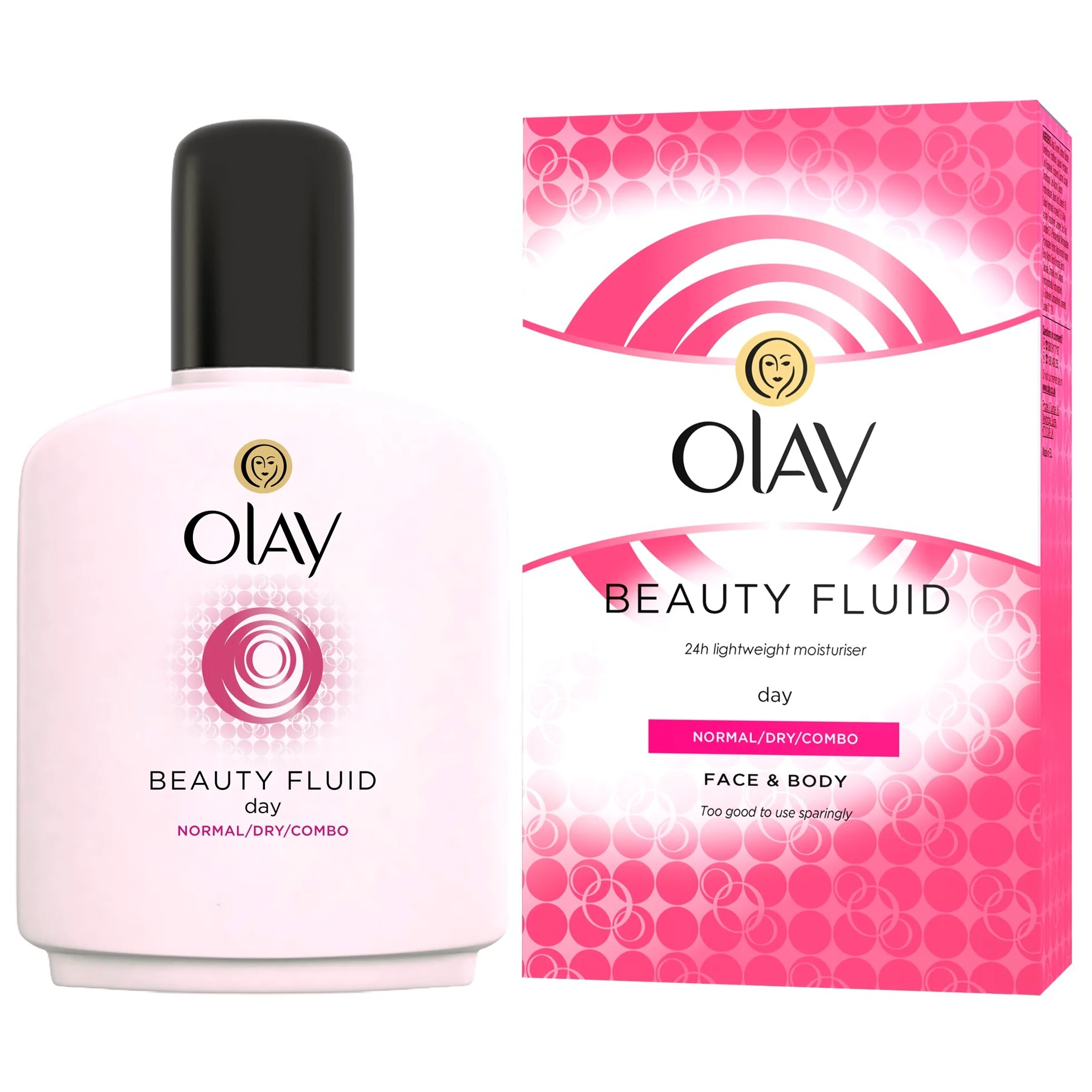 Olay Beauty Fluid Nawilżanie twarzy i ciała, 200 ml, opakowanie 6