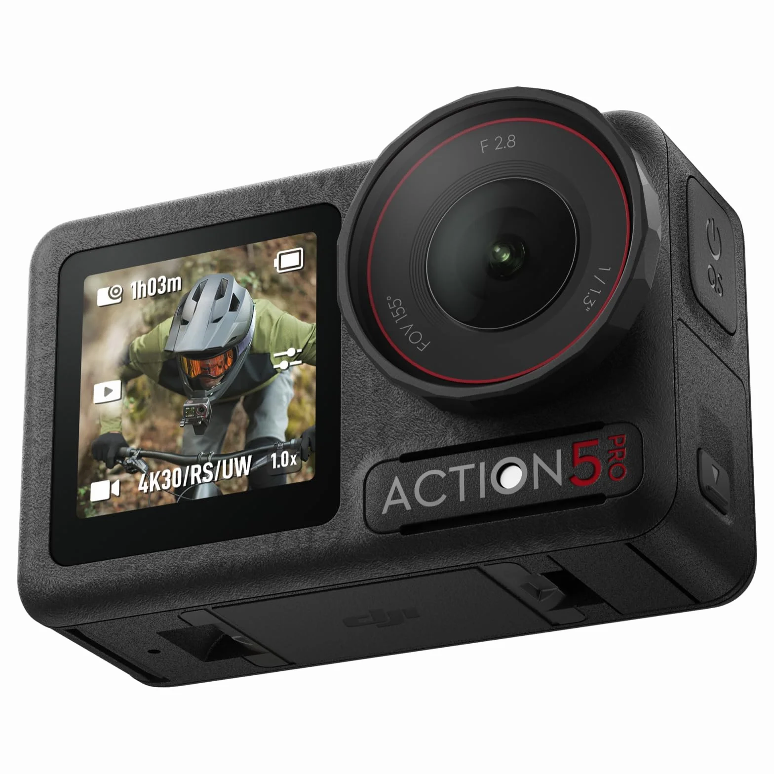 DJI Osmo Action 5 Pro Standard Combo, kamera wodoodporna z matrycą 1/1,3 cal, wideo 4K/120 kl./s, śledzenie obiektów, stabilizacja, dwa ekrany dot. OLED, kamera sportowa 4K do nagr. sportu, vlogów