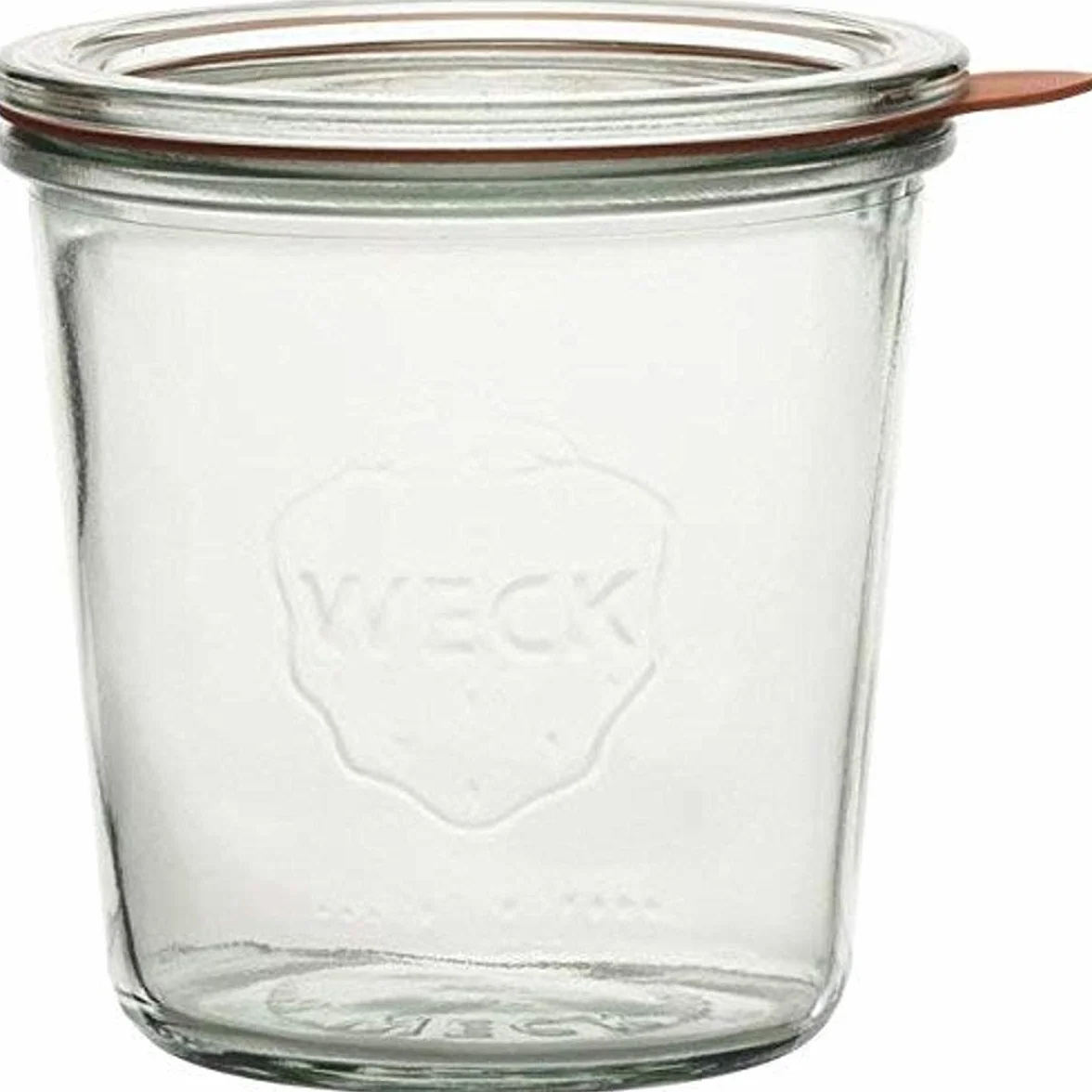 Weck Słoiki do gotowania 500 ml okrągłe krawędzie zestaw 4 sztuki