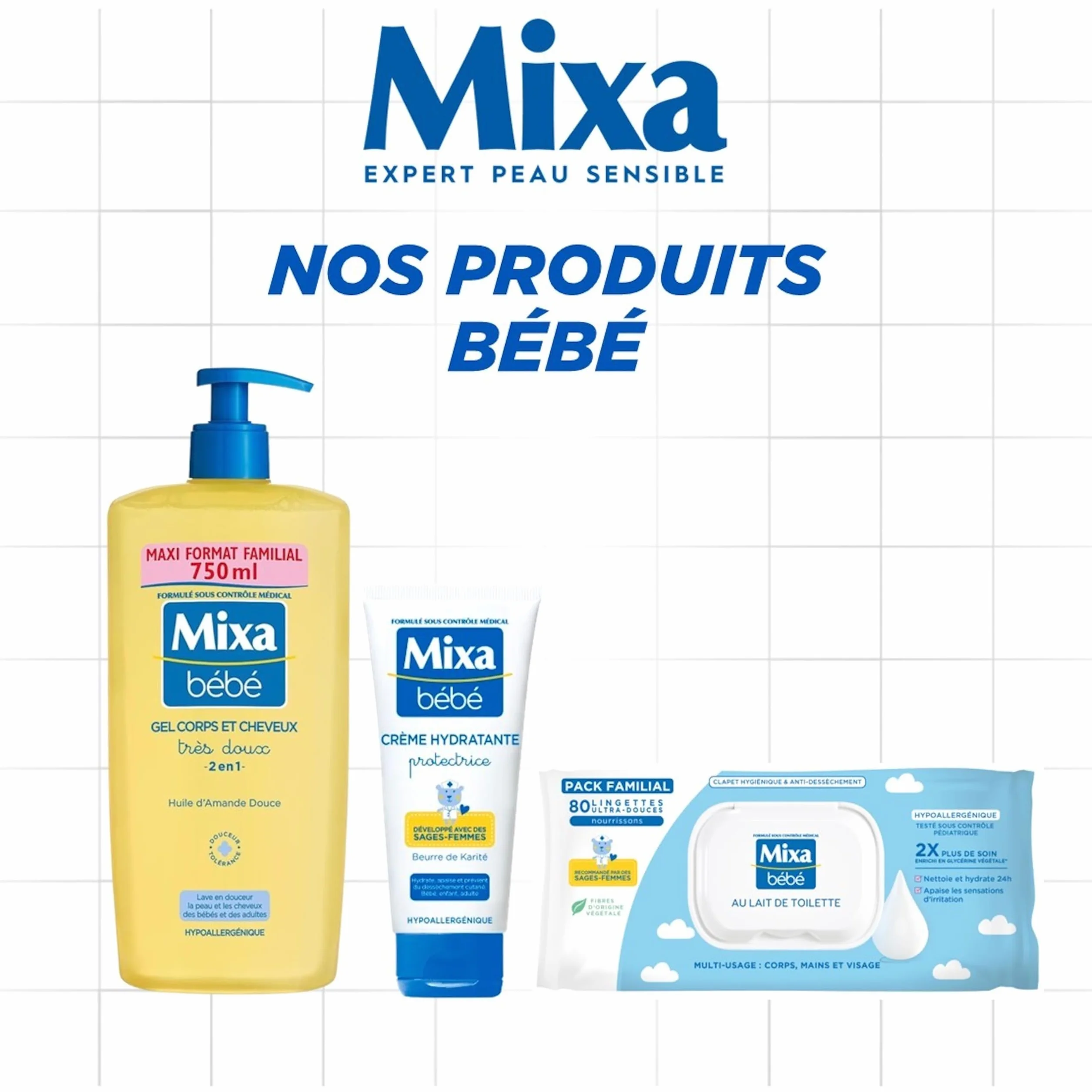 Mixa Dermo-łagodzący żel pod prysznic z olejkiem ze słodkich migdałów 1 sztuka x 400 ml