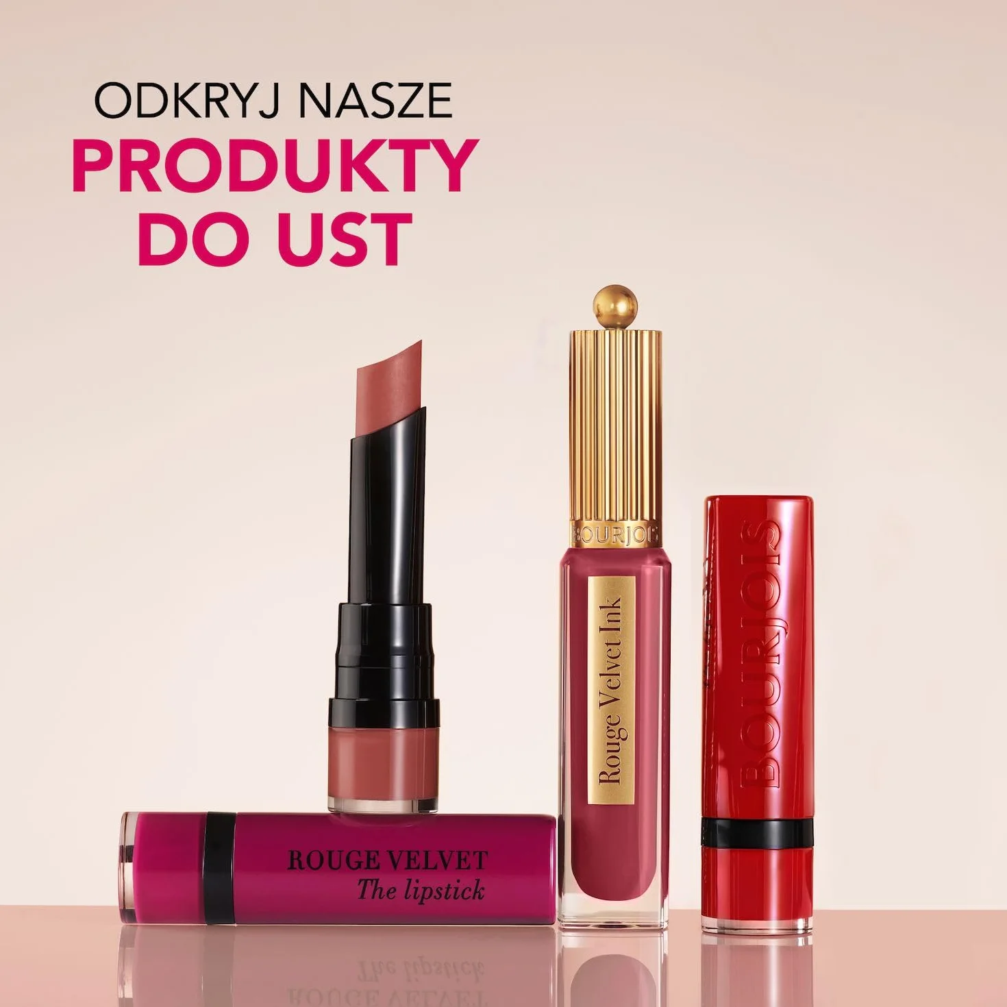 Bourjois Rouge Velvet The Lipstick trwała szminka matowa nr 02 Flamin' Rose