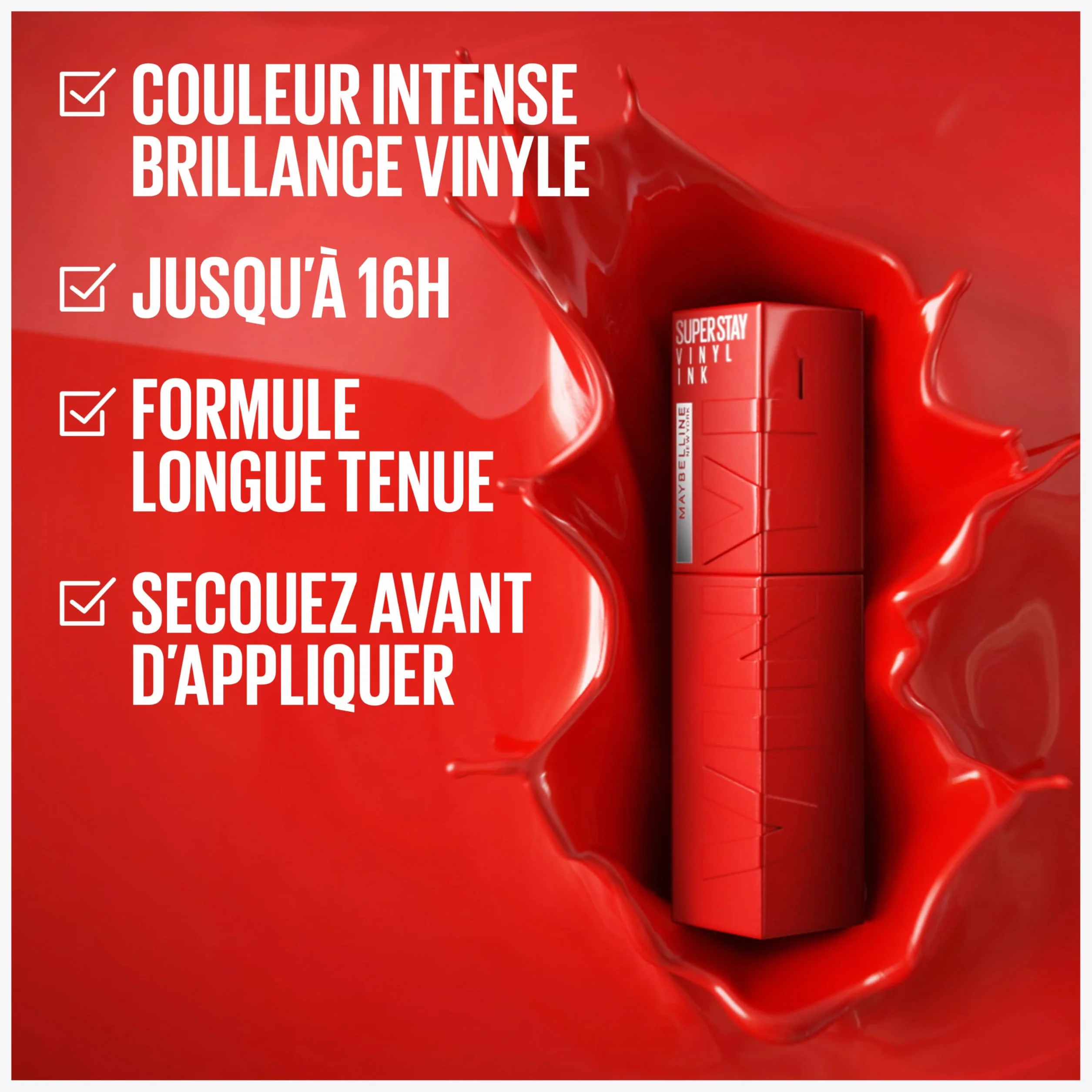 Maybelline New York, Vinyl Ink 45 Capricious, Szminka do Ust, 4,2 ml