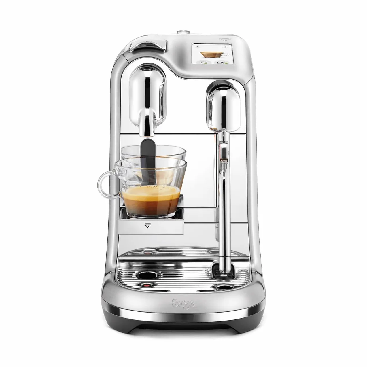 Sage Appliances NESPRESSO SNE900 the Creatista Pro firmy Sage, szczotkowana stal nierdzewna