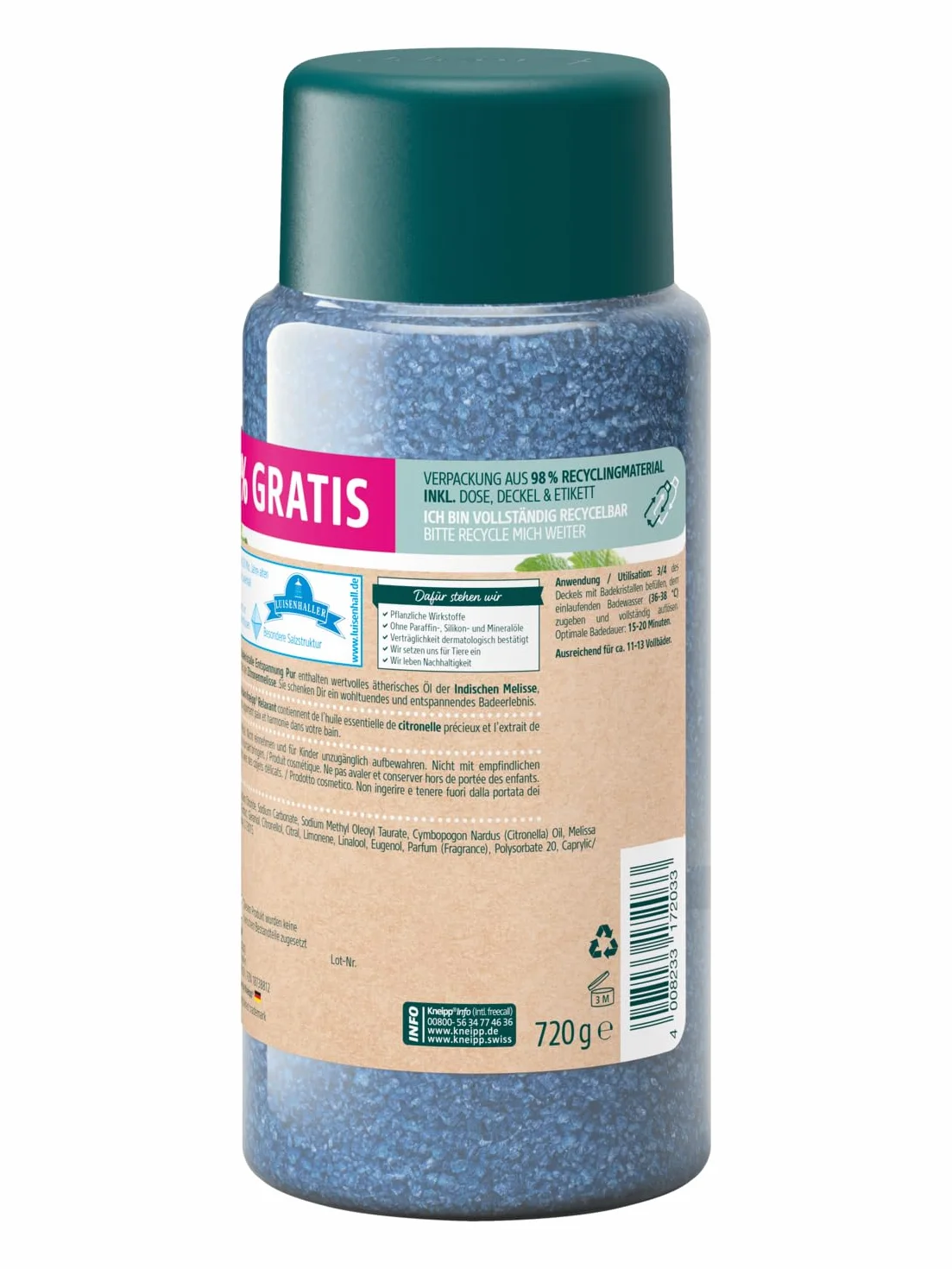 Kneipp Melisse Sól do Kąpieli, 45 ml