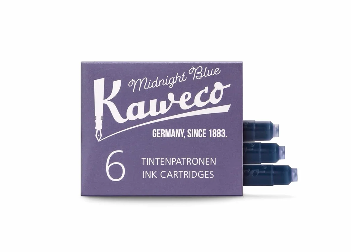 Kaweco Wkłady atramentowe Midnight Blue (6 sztuk)