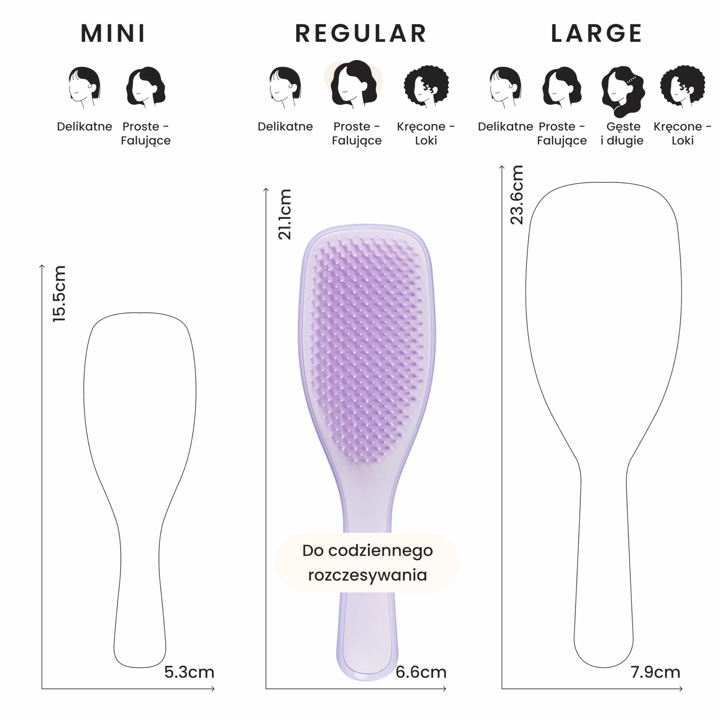 Tangle Teezer Fine & Fragile Ultimate Detangler, do cienkich i delikatnych - Miękkie, elastyczne ząbki redukują łamanie i ciągnięcie - Łagodna dla delikatnych włosów - Hipnotyzujący wrzos